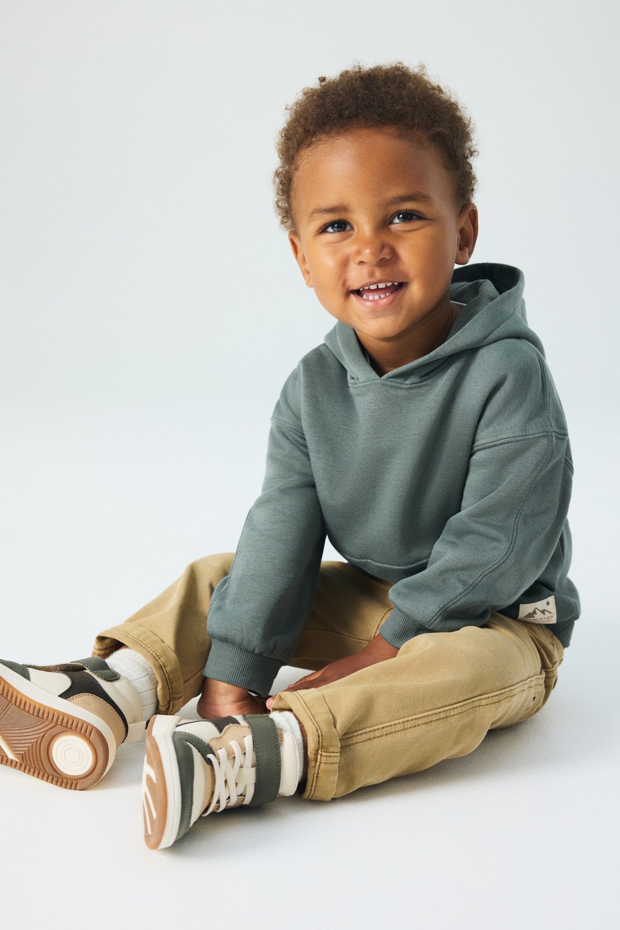 Felpa con cappuccio Verde BAMBINO H&M IT - Main Image