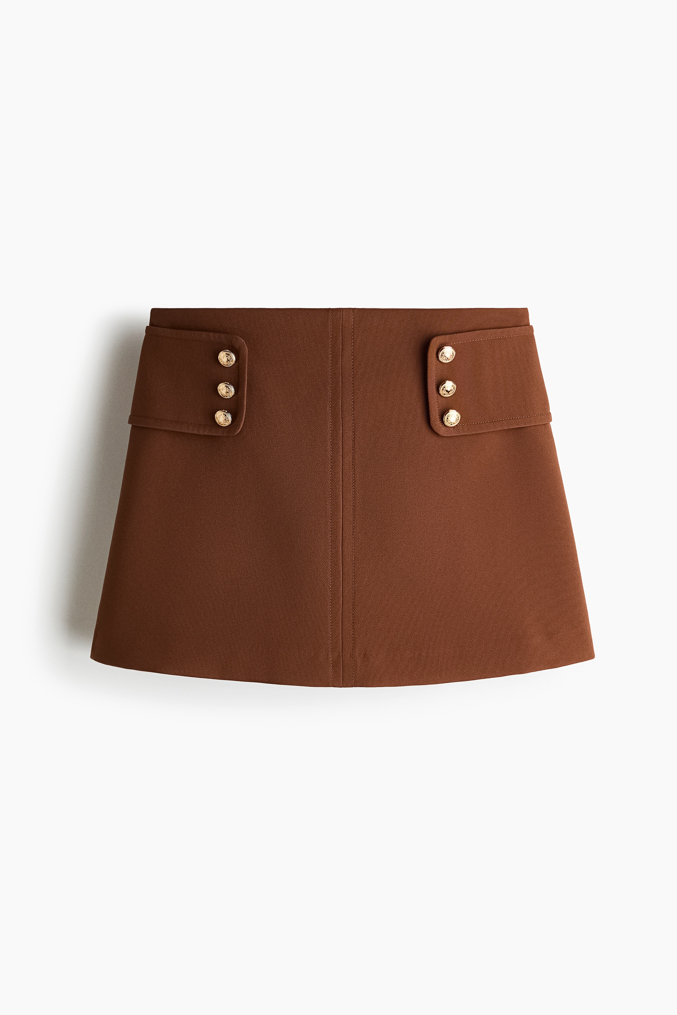 Minifalda short con botones