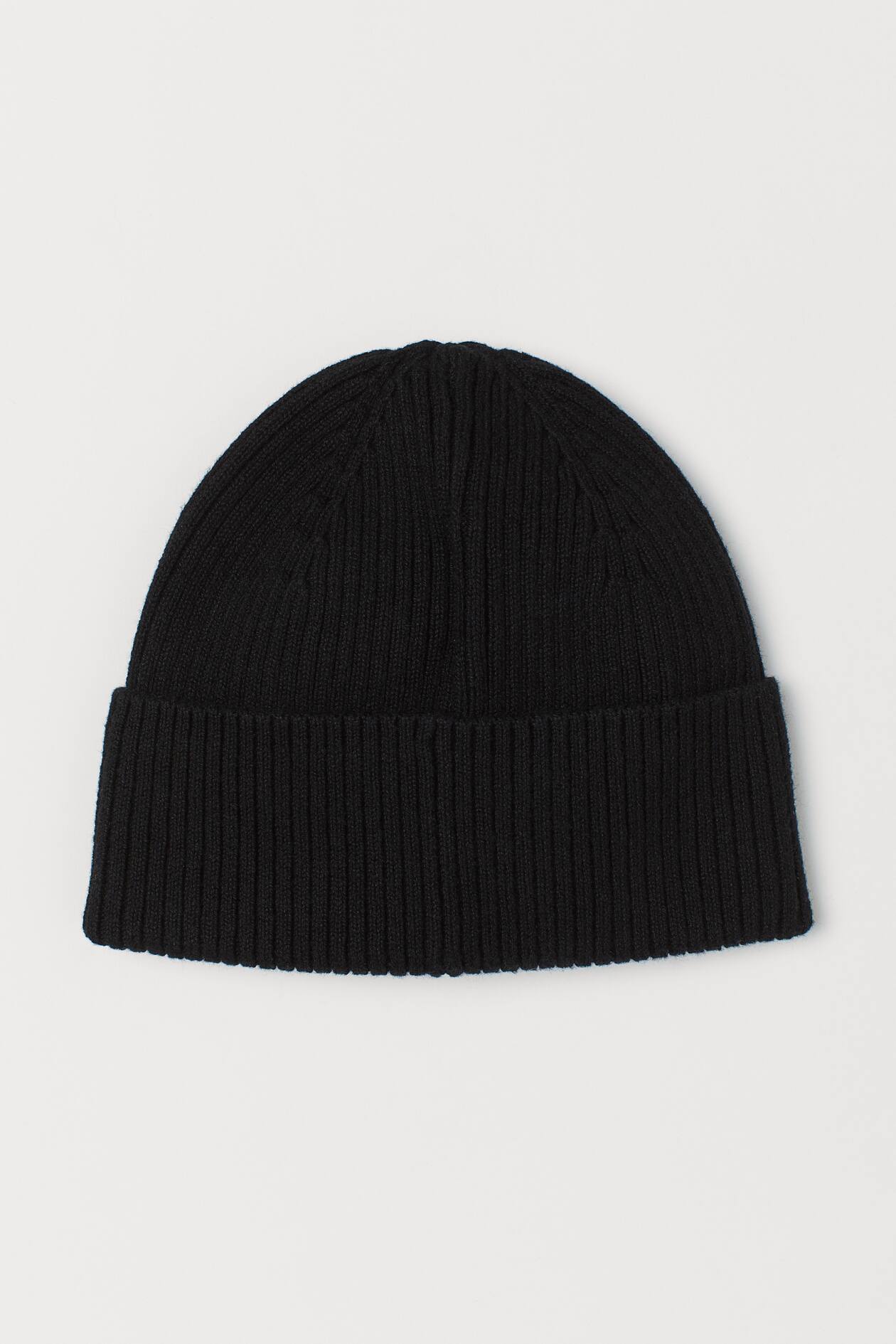 Rib-knit Hat - Black - Men | H&M US