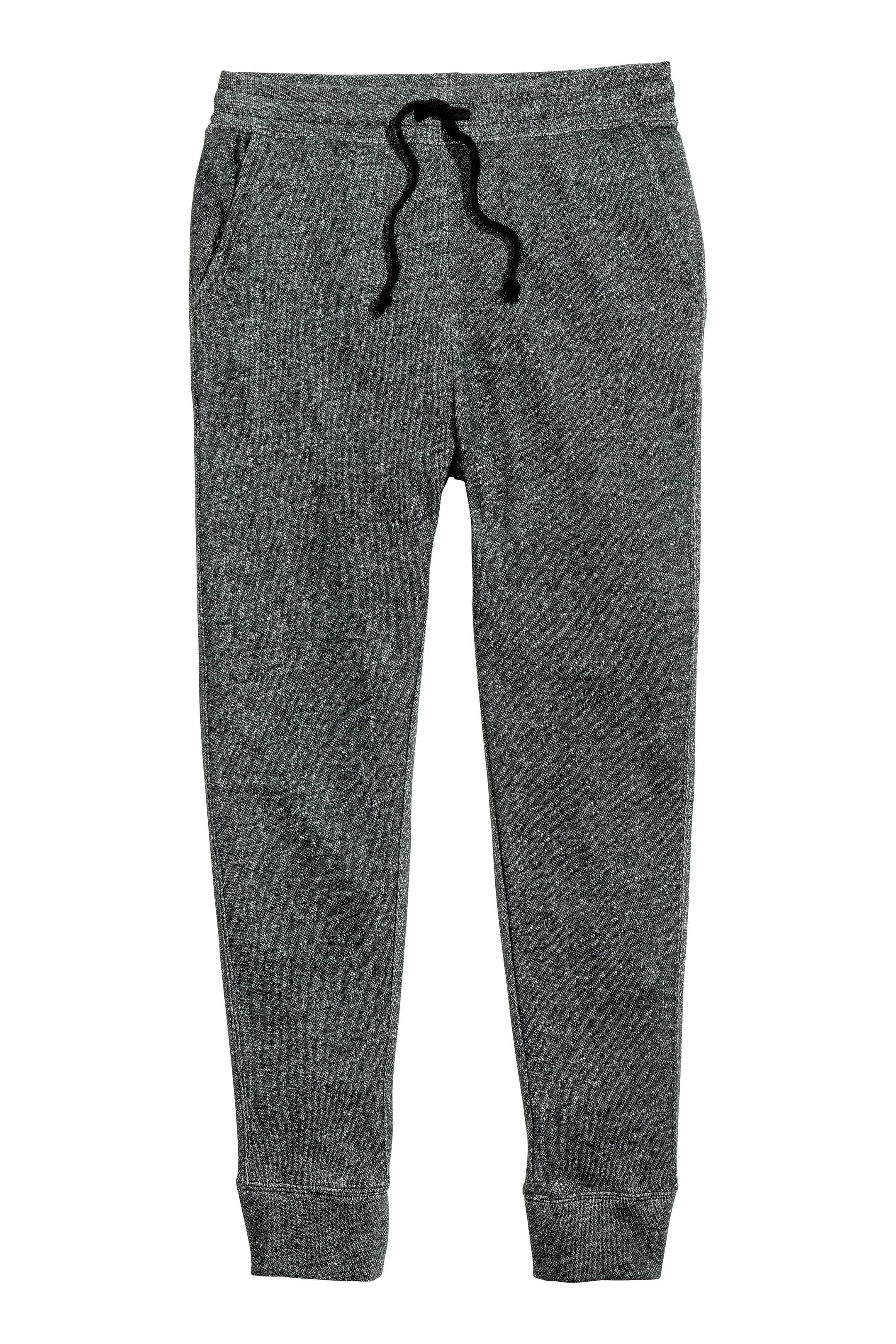 Zobraziť väčší obrázok: Tepláky - čierna melírovaná - ŽENY | H&M SK 1