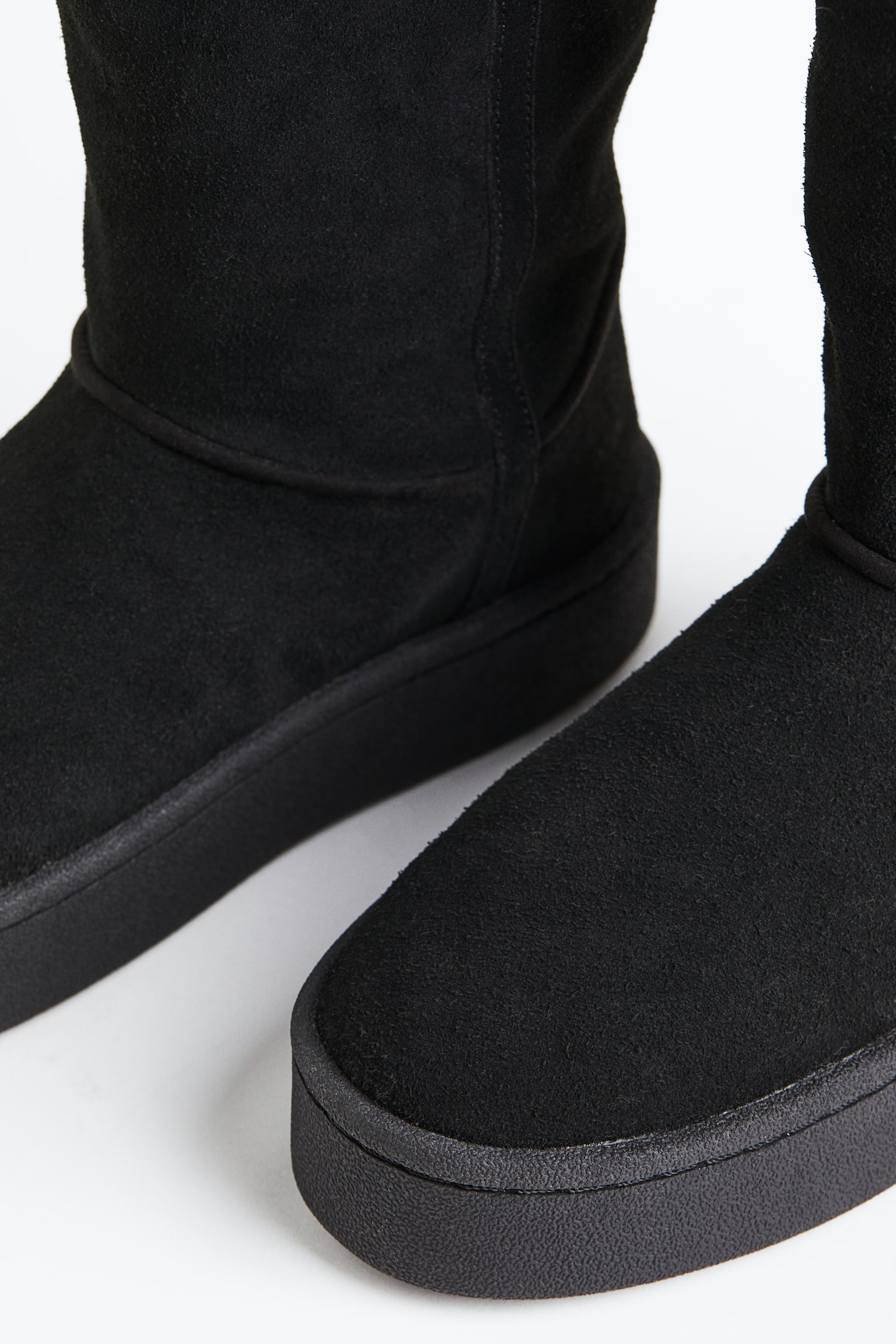 Suede boots - Black - 4