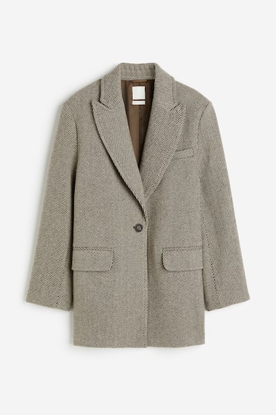 Wool-blendblazer