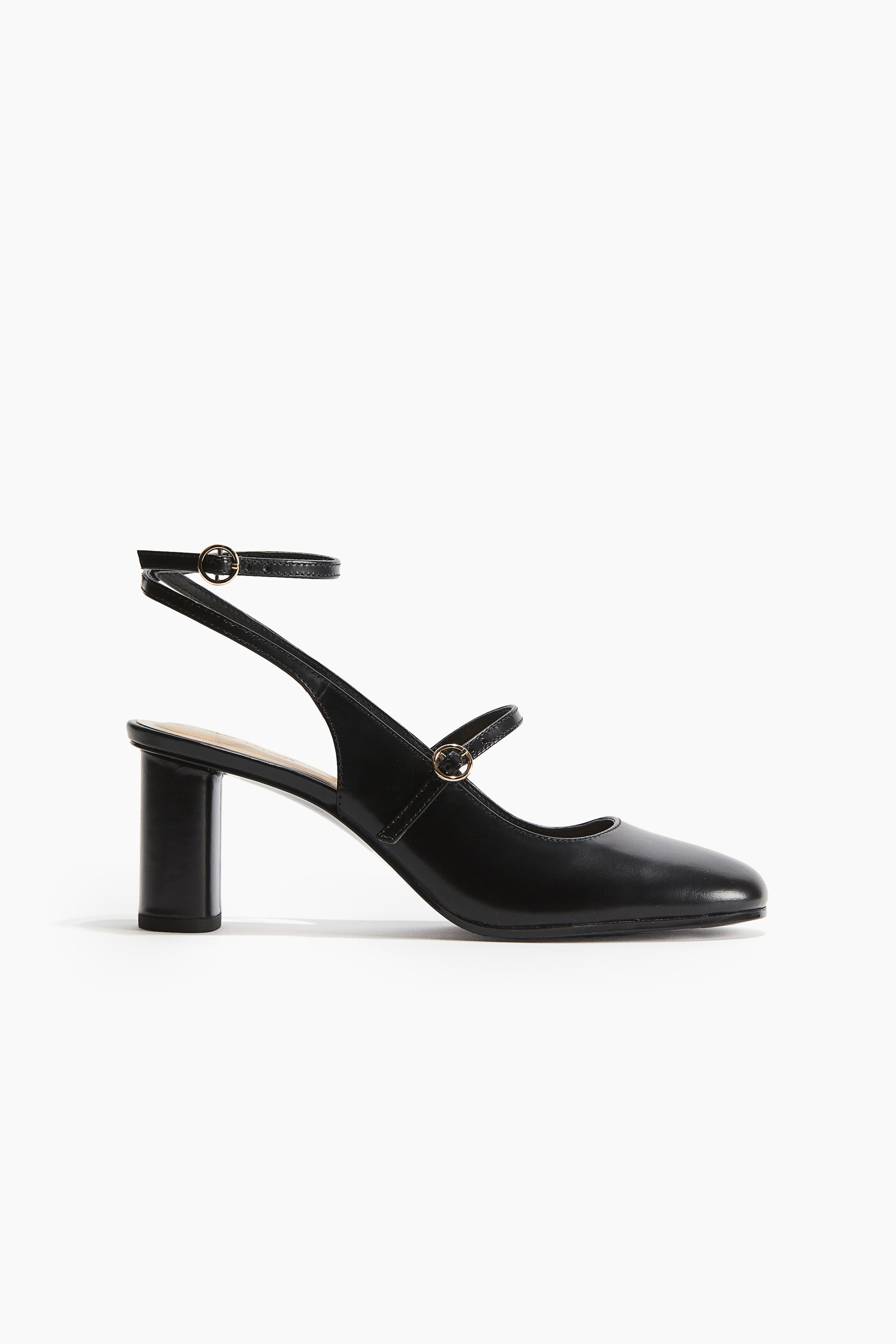 Block-Heeled Mary Janes