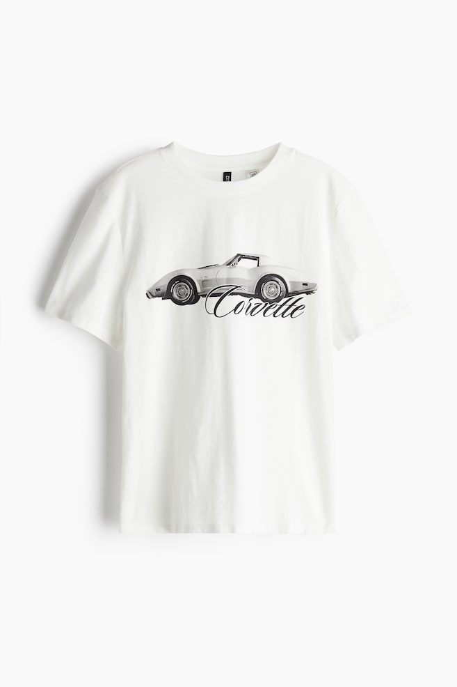 Printed T-Shirt - White/General Motors - 1
