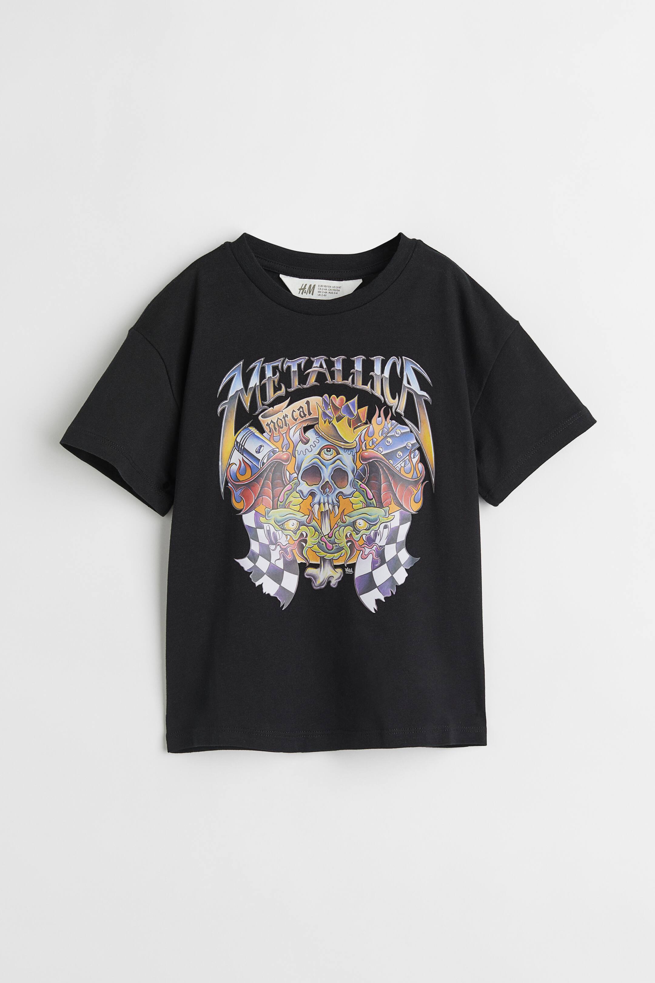 プリントTシャツ - ダークグレー／Metallica - Kids | H&M JP