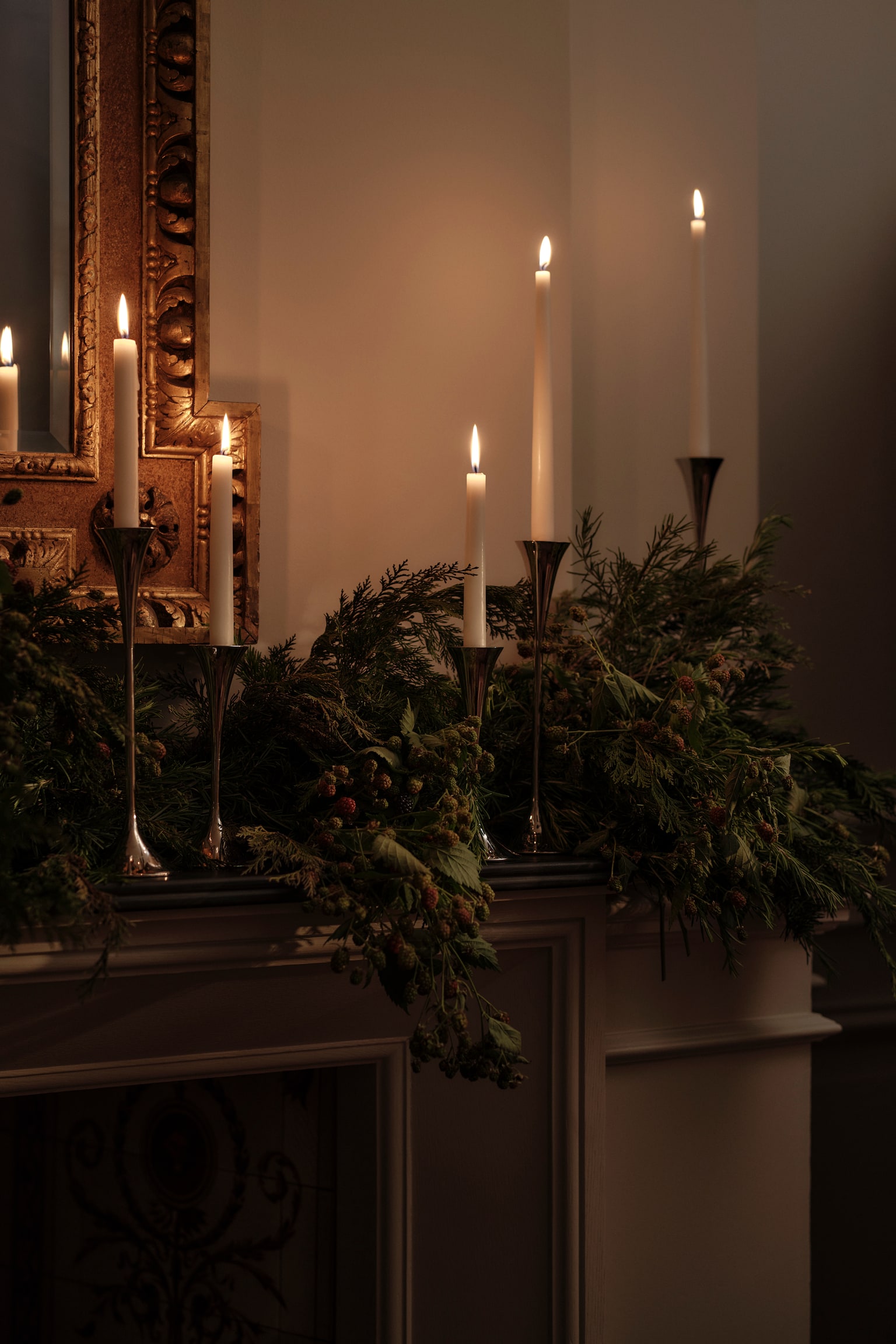 פמוט מתכת קטן - כסוף - 6