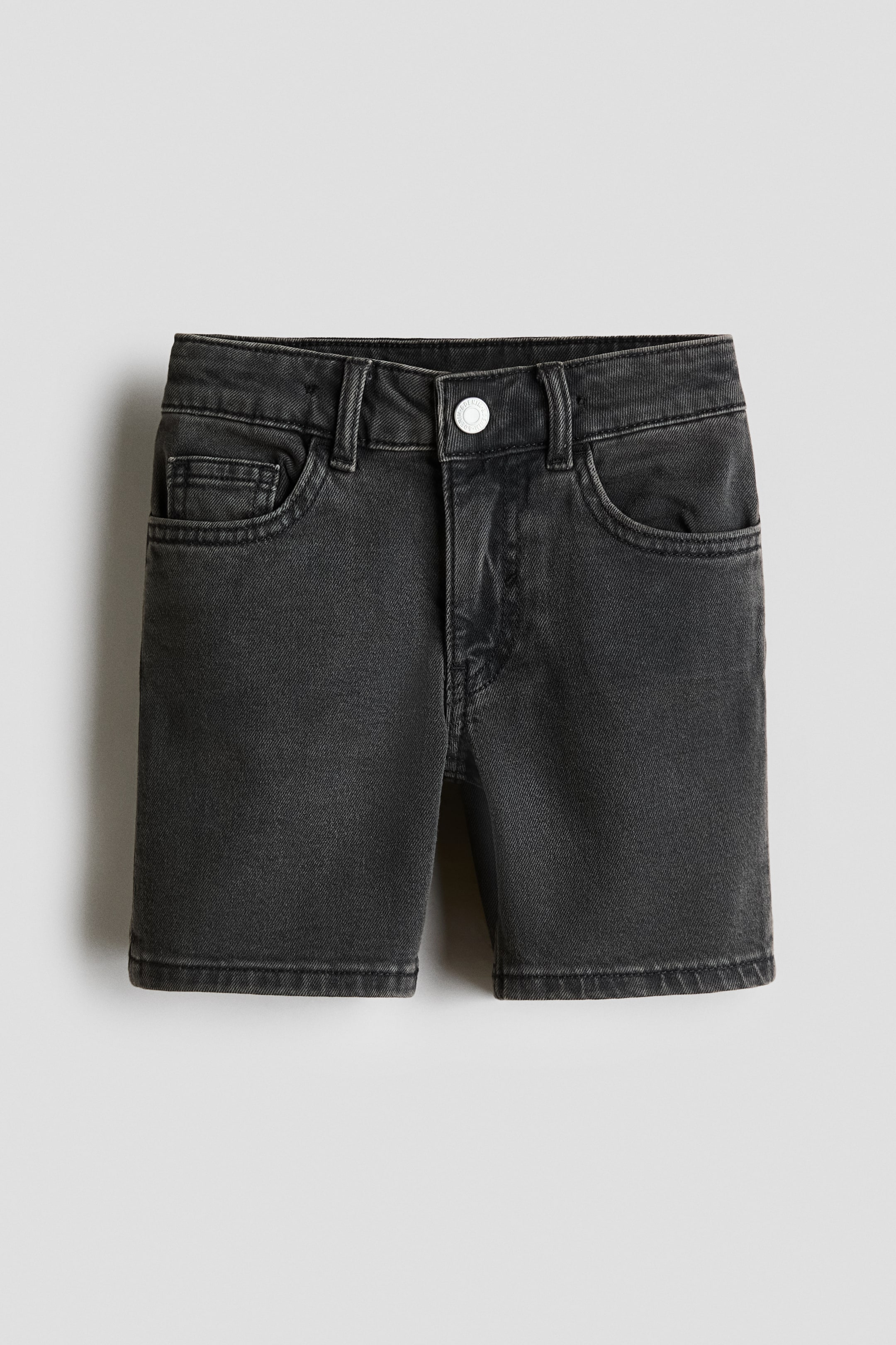 View larger image: Denim shorts - Washed black - Kids | H&M 1