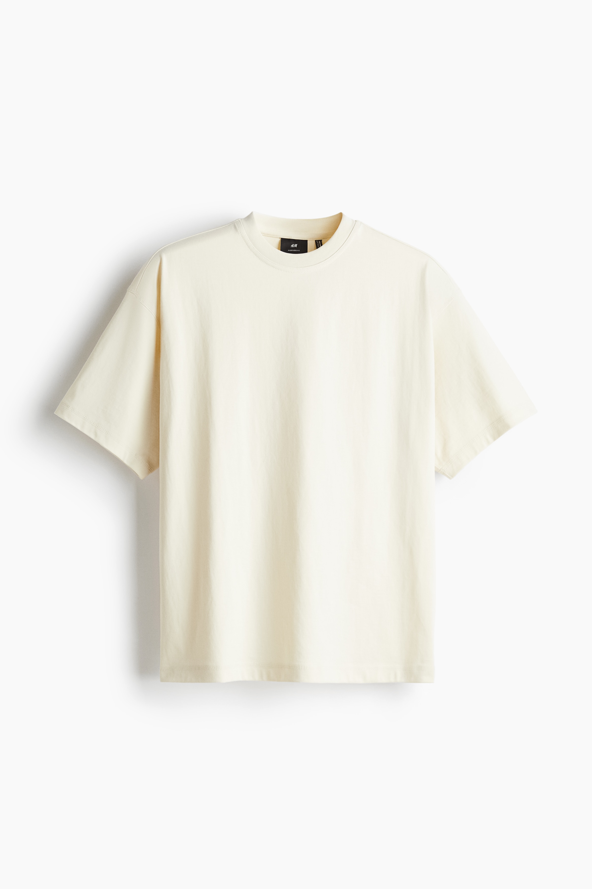 COOLMAX® Oversized Fit T-shirt - Light beige/Black/White/Dark grey