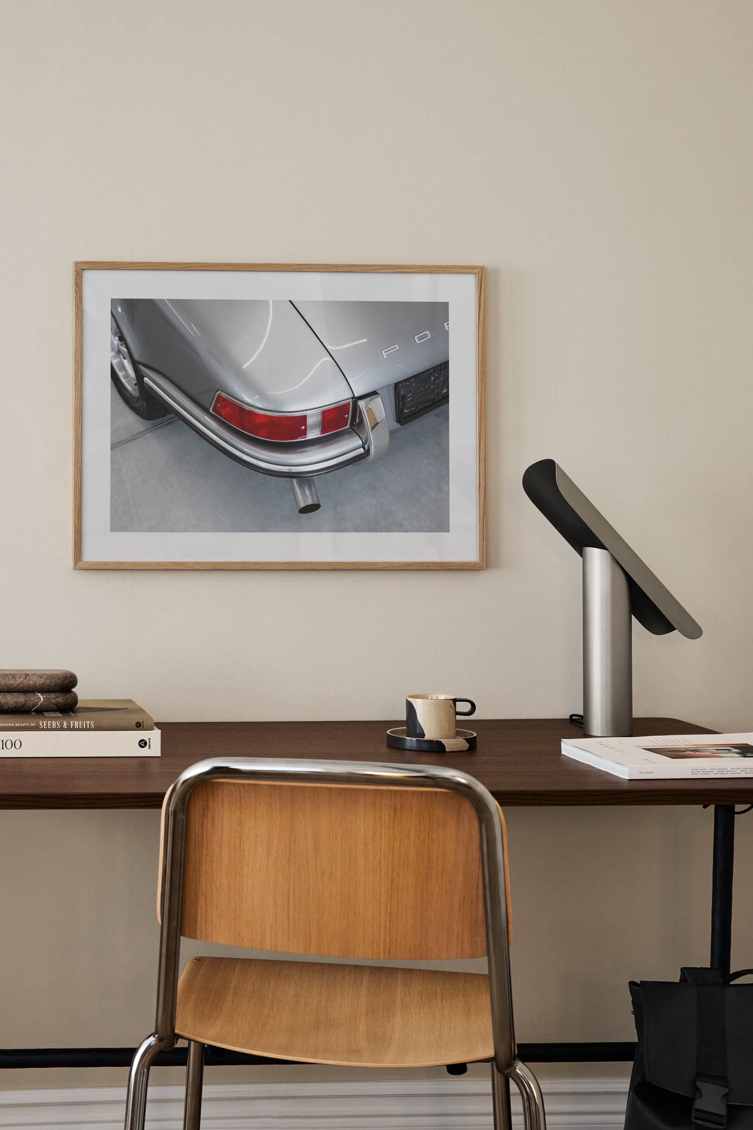 1969 Porsche Poster - Grau