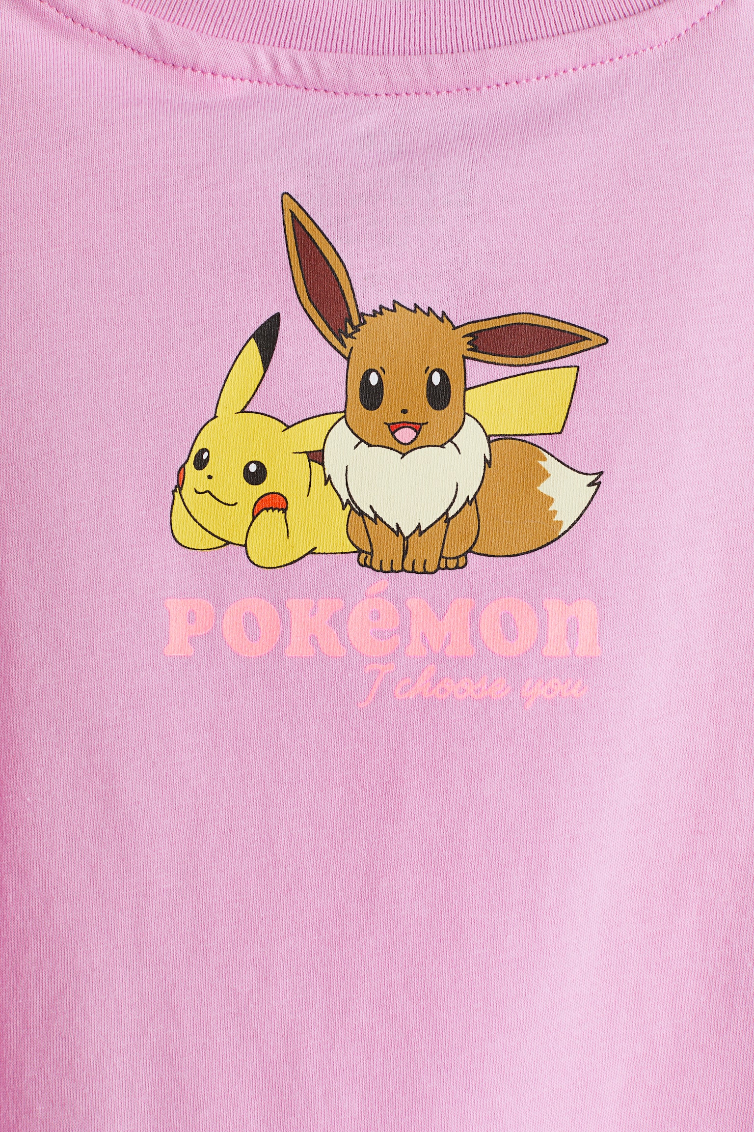 2-piece printed cotton set - Pink/Pokémon/Light beige/Minnie Mouse/Cream/Lilo & Stitch/Light blue/Lilo & Stitch/Light pink/Hello Kitty/White/Hello Kitty/Light purple/PAW Patrol - 3