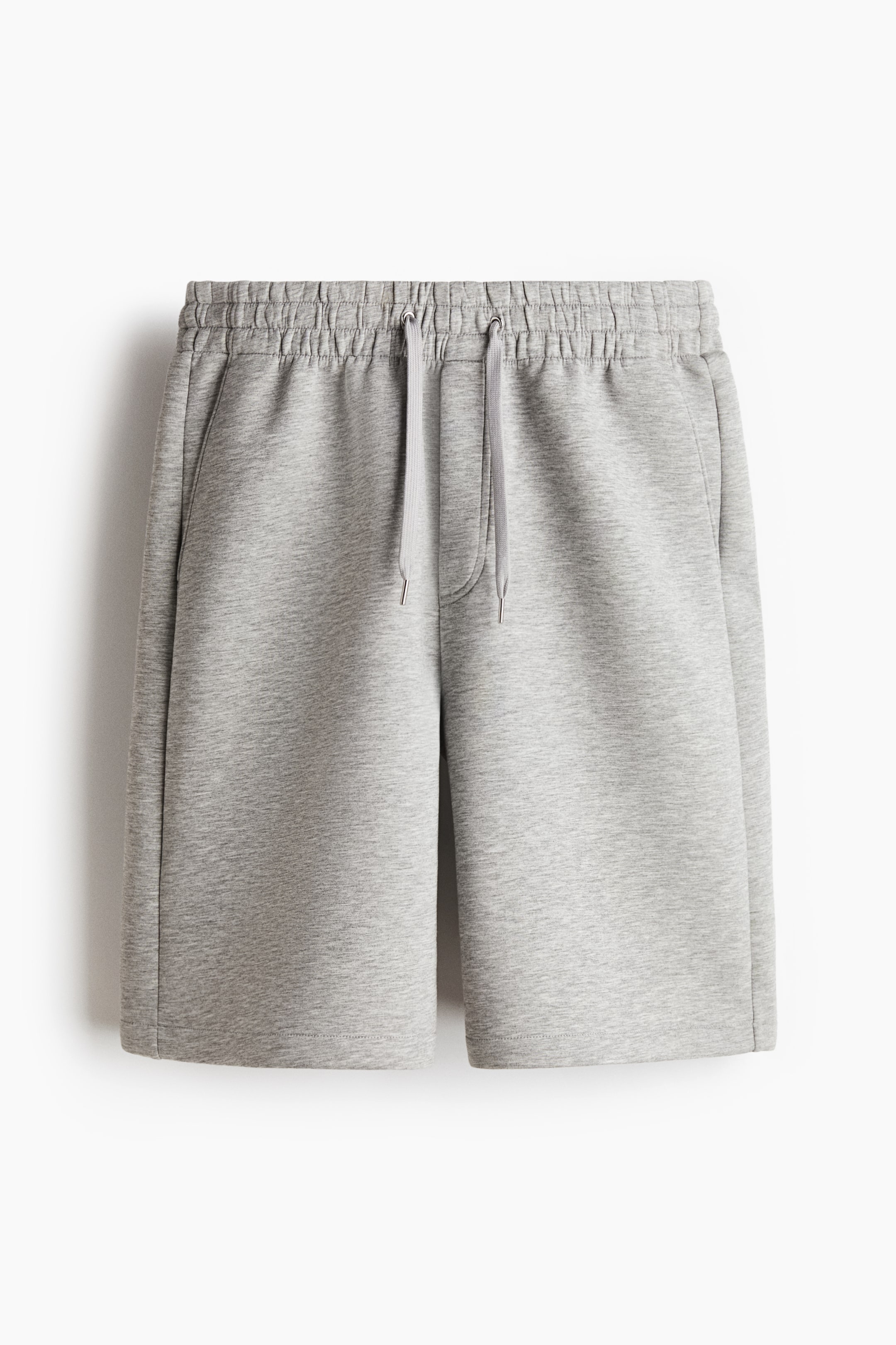 View larger image: Relaxed-Fit Scuba Shorts - Light gray melange - Men | H&M US 1