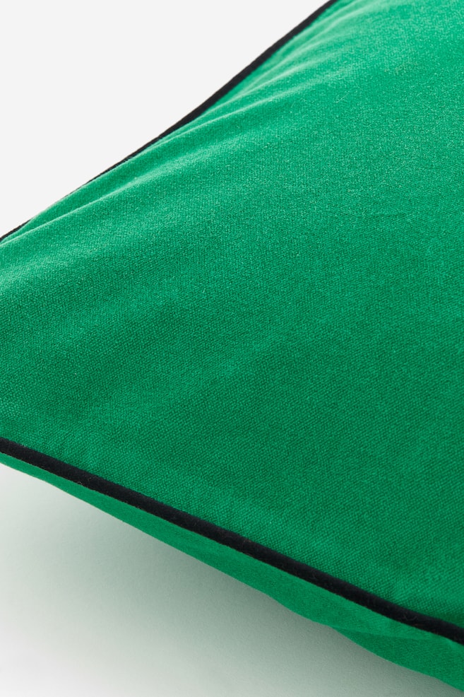 Velvet cushion cover - Bright green/Black/White/Cream/Black/Green/dc/dc - 3