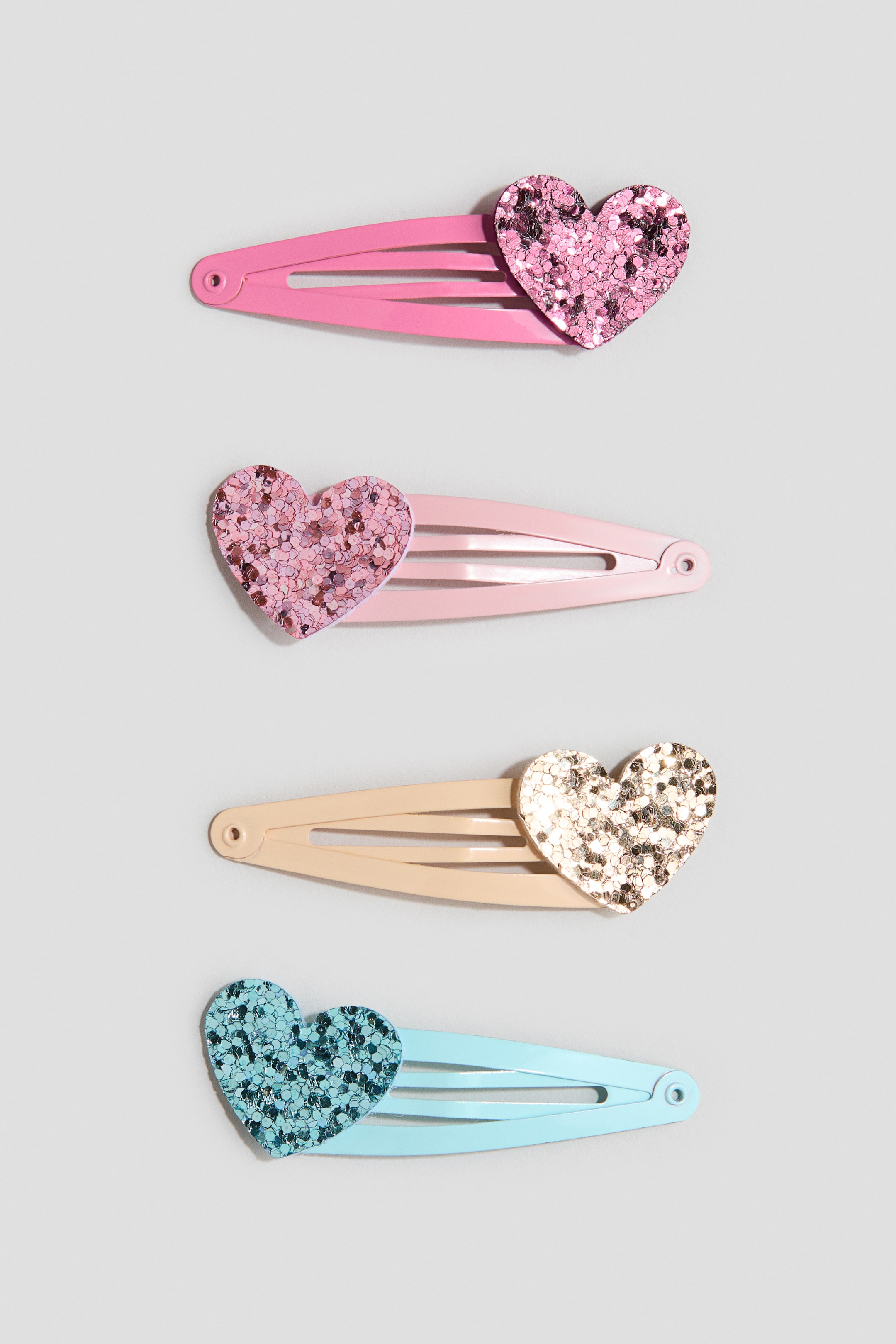 Voir une image plus grande: Lot de 4 barrettes - Rose/jaune/bleu - Kids | H&M CA 1