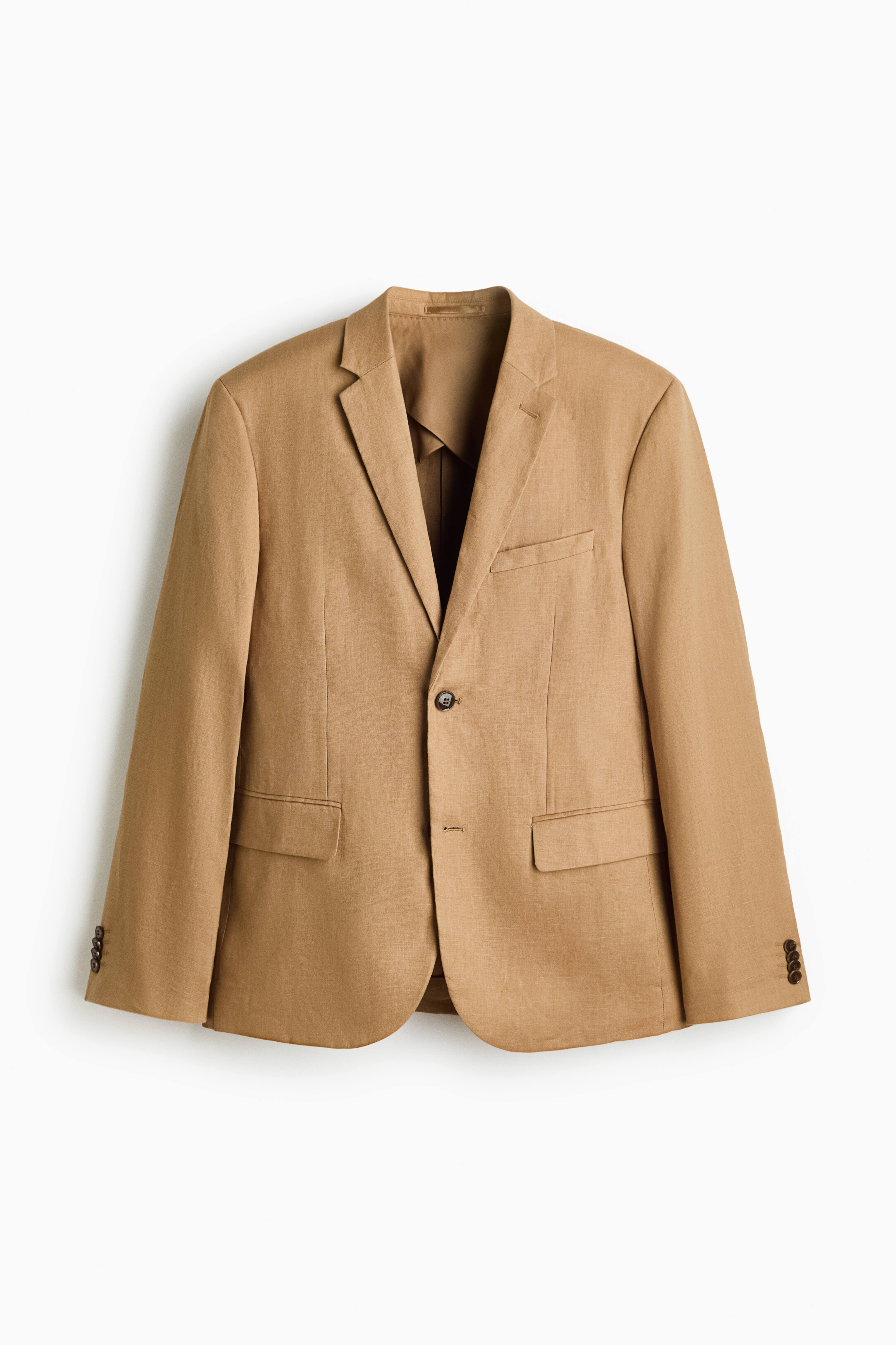 Slim-Fit Linen Jacket