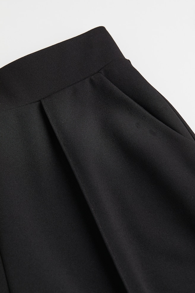 High-waisted tailored trousers - Black/Dark grey/Checked/Dark grey/Pinstriped/Dark grey - 4