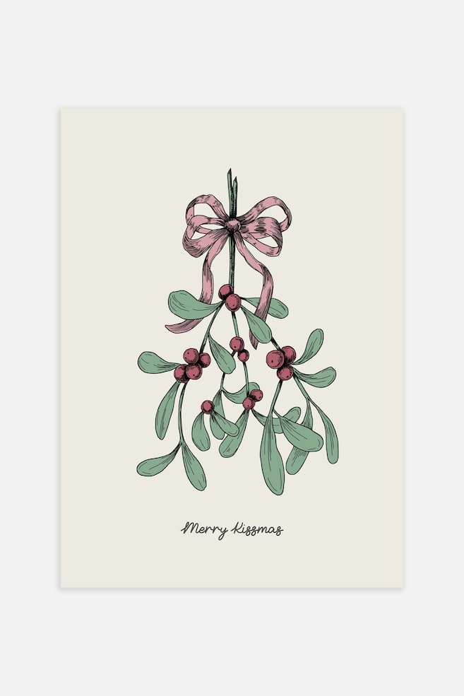 Julposter - Merry Kissmas/Christmas Celebration/Eat Drink Sleep Repeat - 1