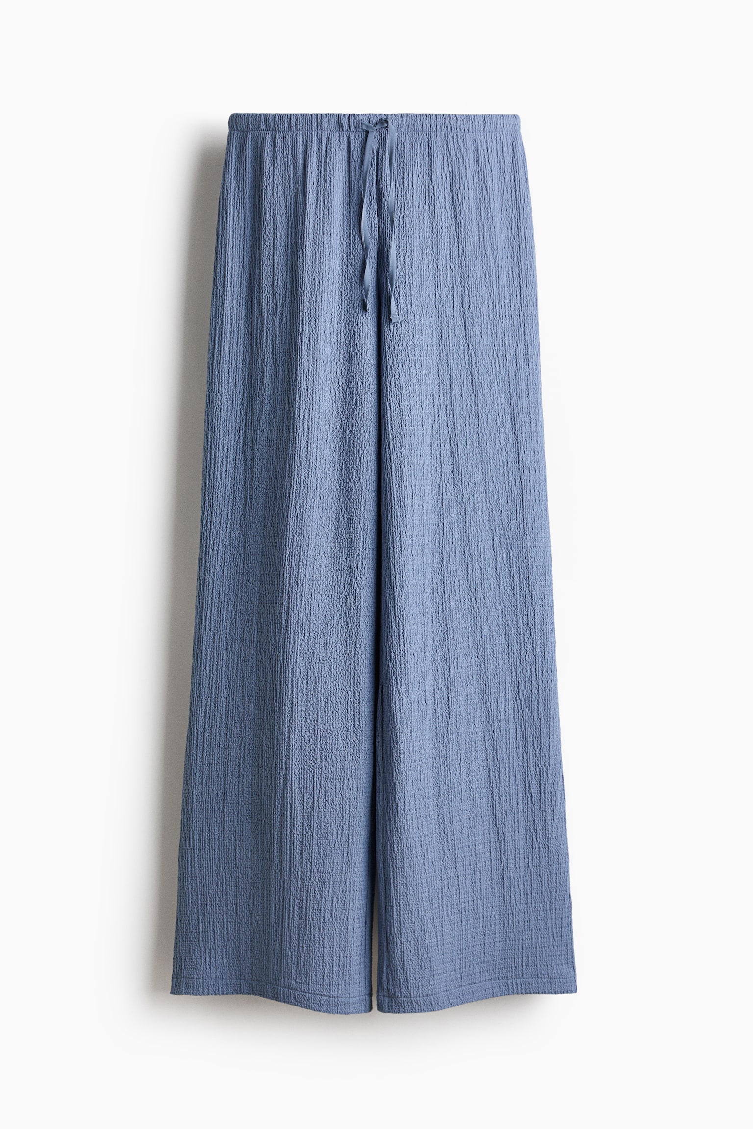 Textured jersey trousers - Pigeon blue/Black/Rust brown/Light beige/Patterned