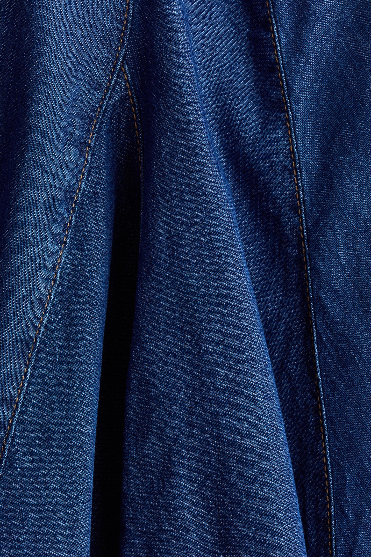 Женское платье H&M Denim Handkerchief, цвет: Тёмный джинсовый синий — фото 6