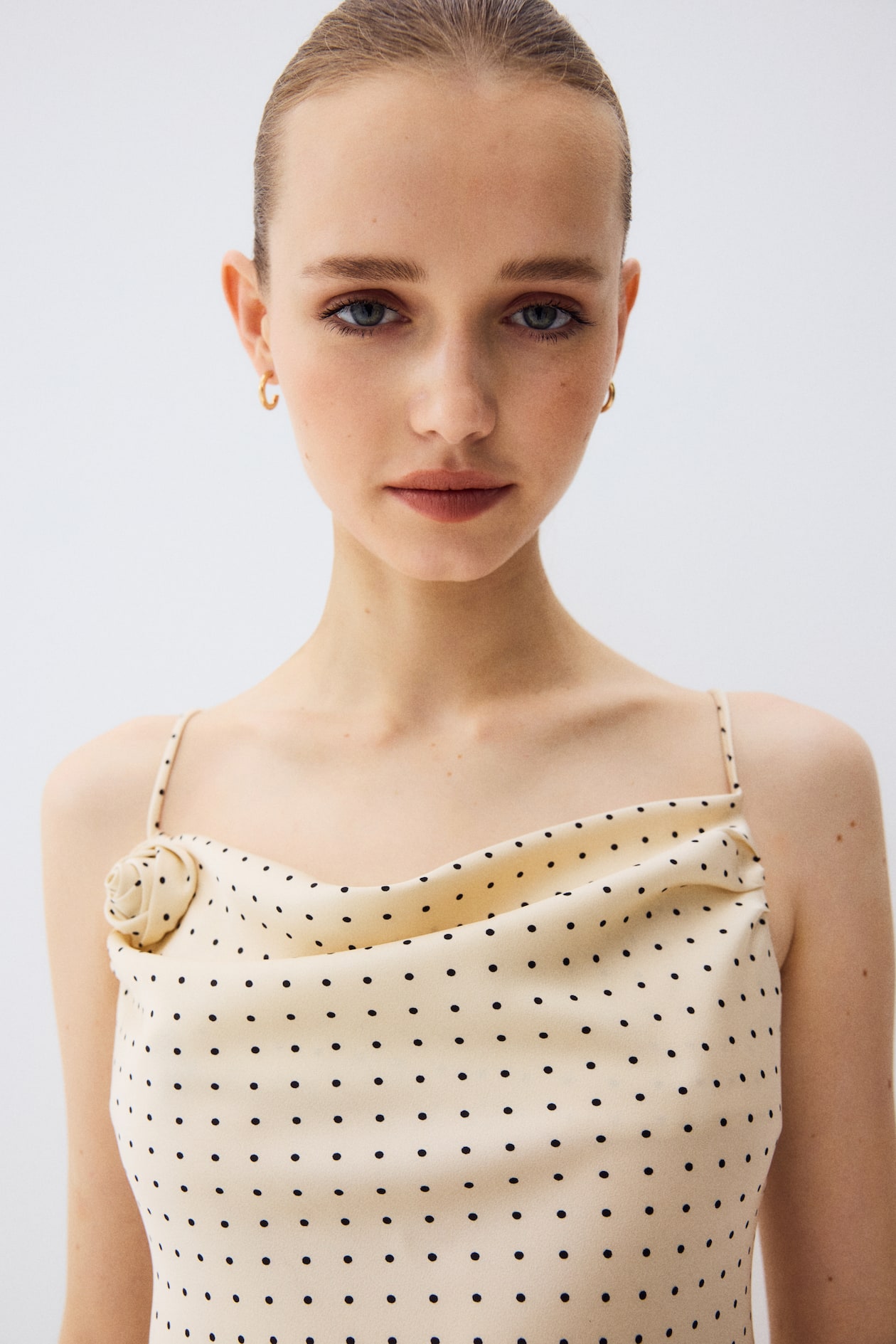 Asymmetric Satin Dress - image 2