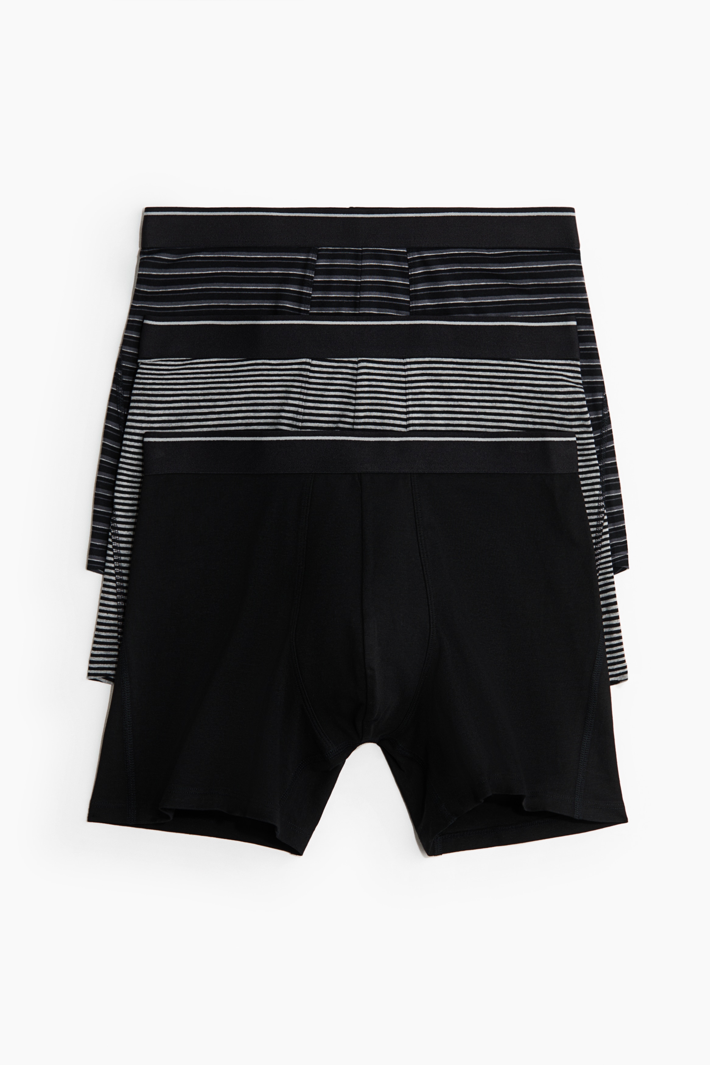 3-pack mid trunks with Lycra®