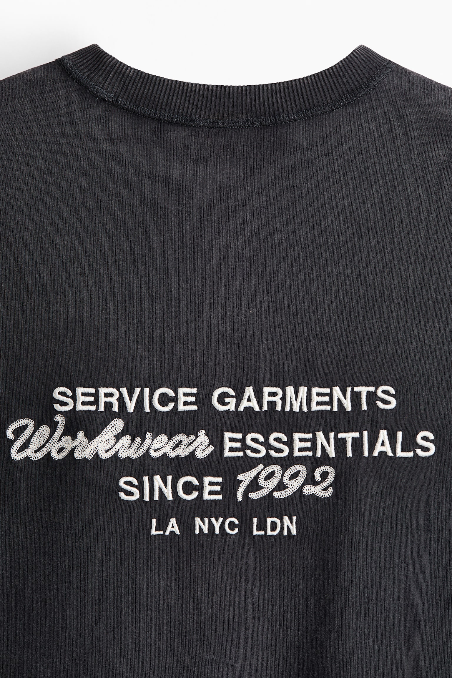 טישירט עם הדפס Loose Fit - שחור/Workwear/אפור בהיר/Not for Ceremony/אדום/Sunset - 5