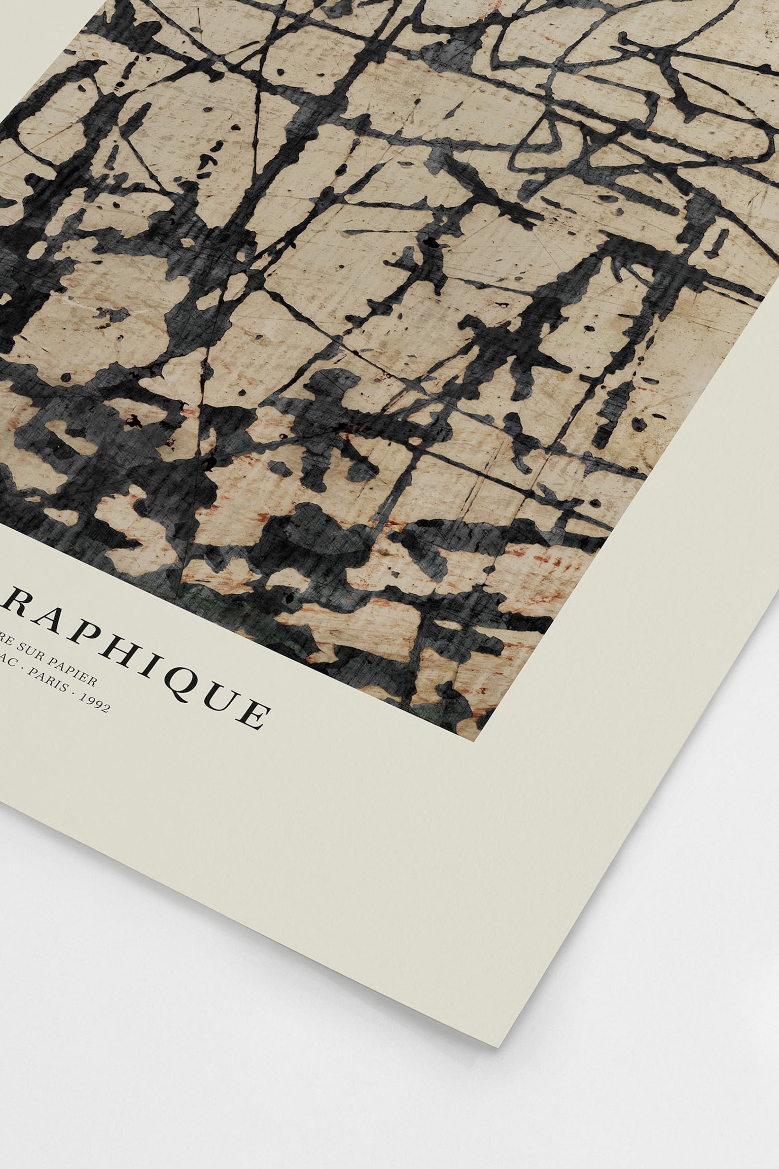 Abstrakt Poster - Study In Ink - 3