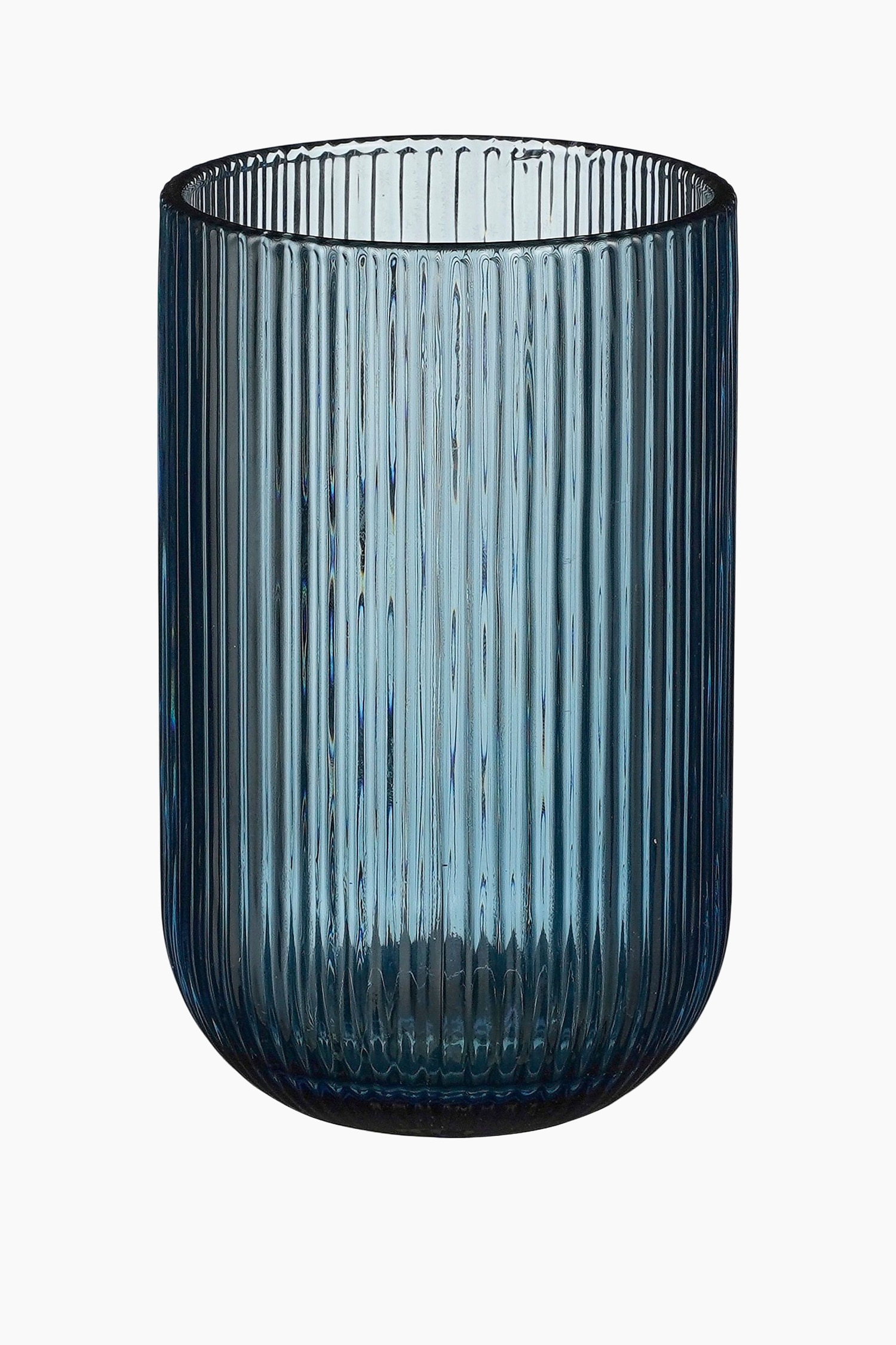 Set Van 6 Drinkglazen - Blauw/Lichtgroen/Paars/Grijs