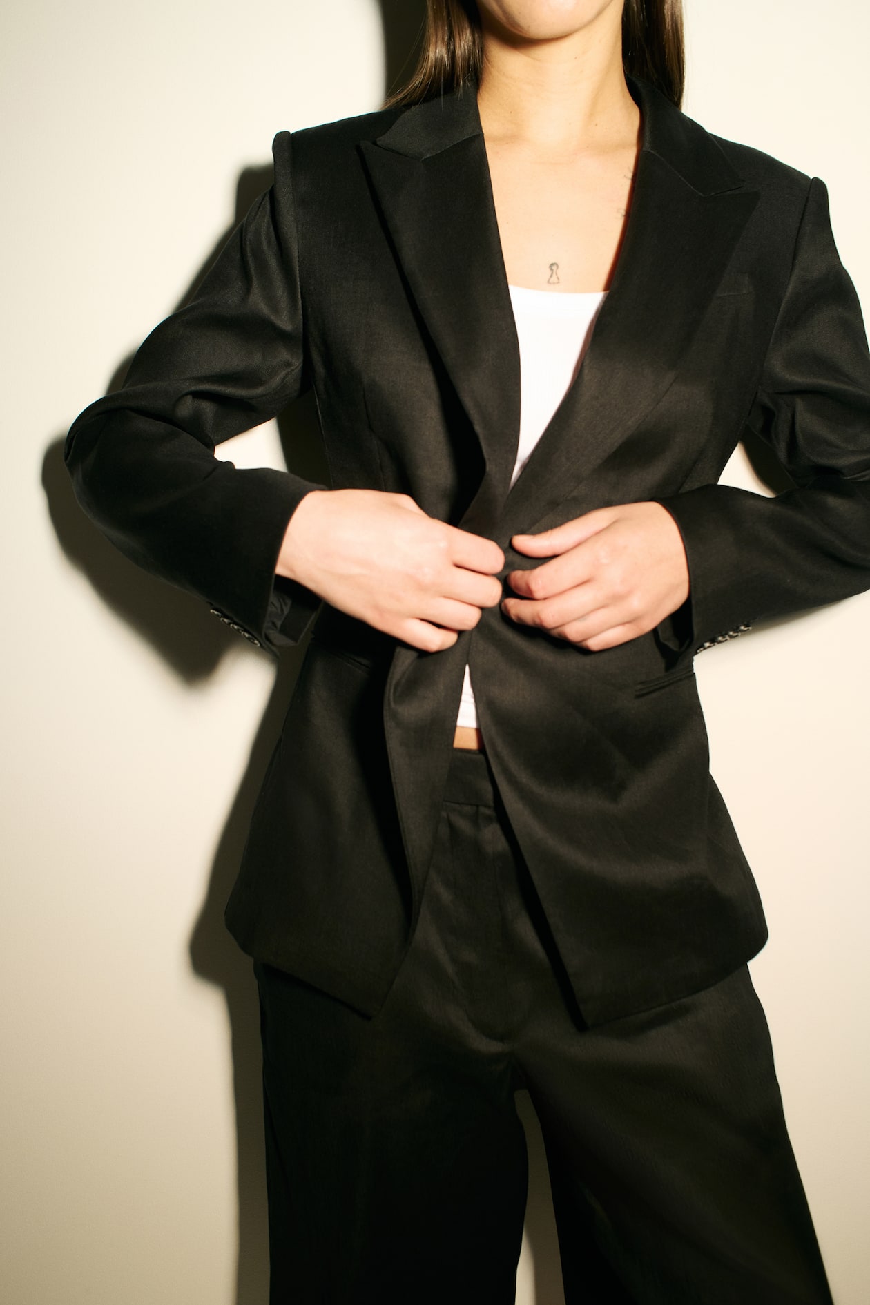 Slim-Fit Linen-Blend Blazer - image 3