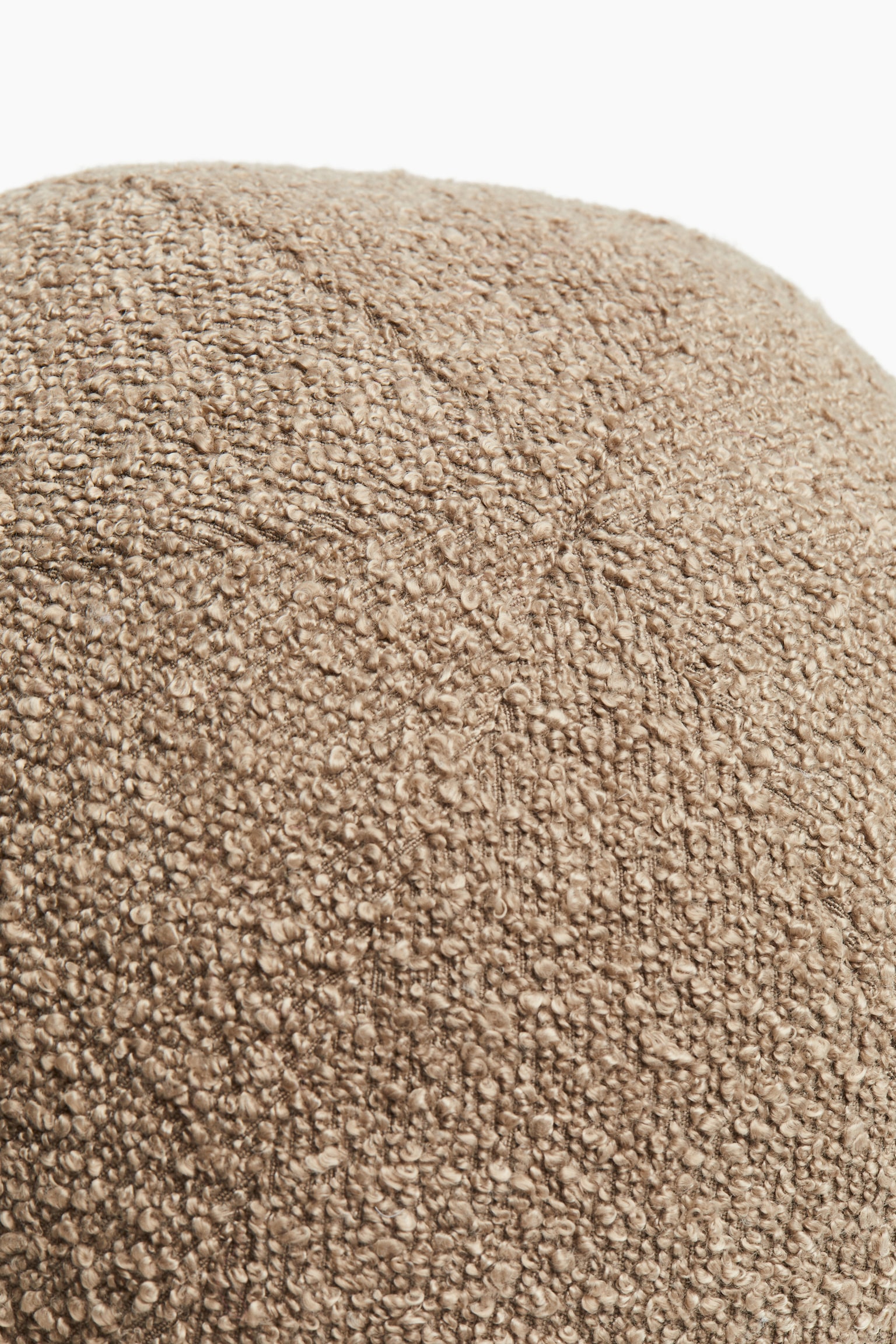 Bouclé cushion - Dark beige/White/Beige/White/Cobalt blue - 3