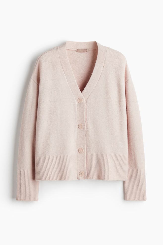 Cardigan - Pink/Dark grey marle/Light grey marle/Beige marle/Grey marle - 1