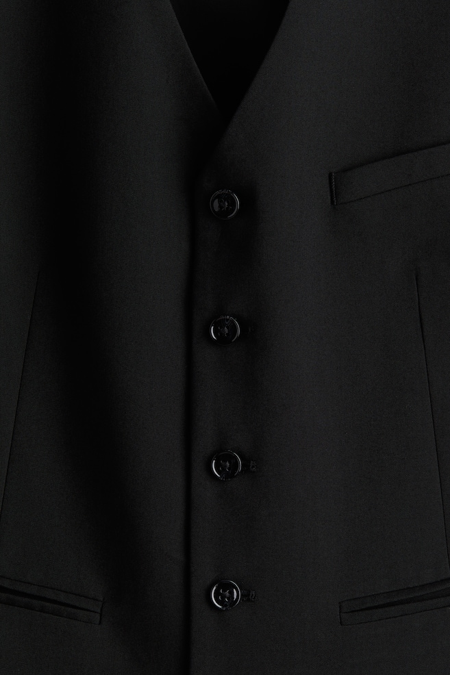 Slim Fit Suit Vest - Black/Navy blue/Dark blue - 5
