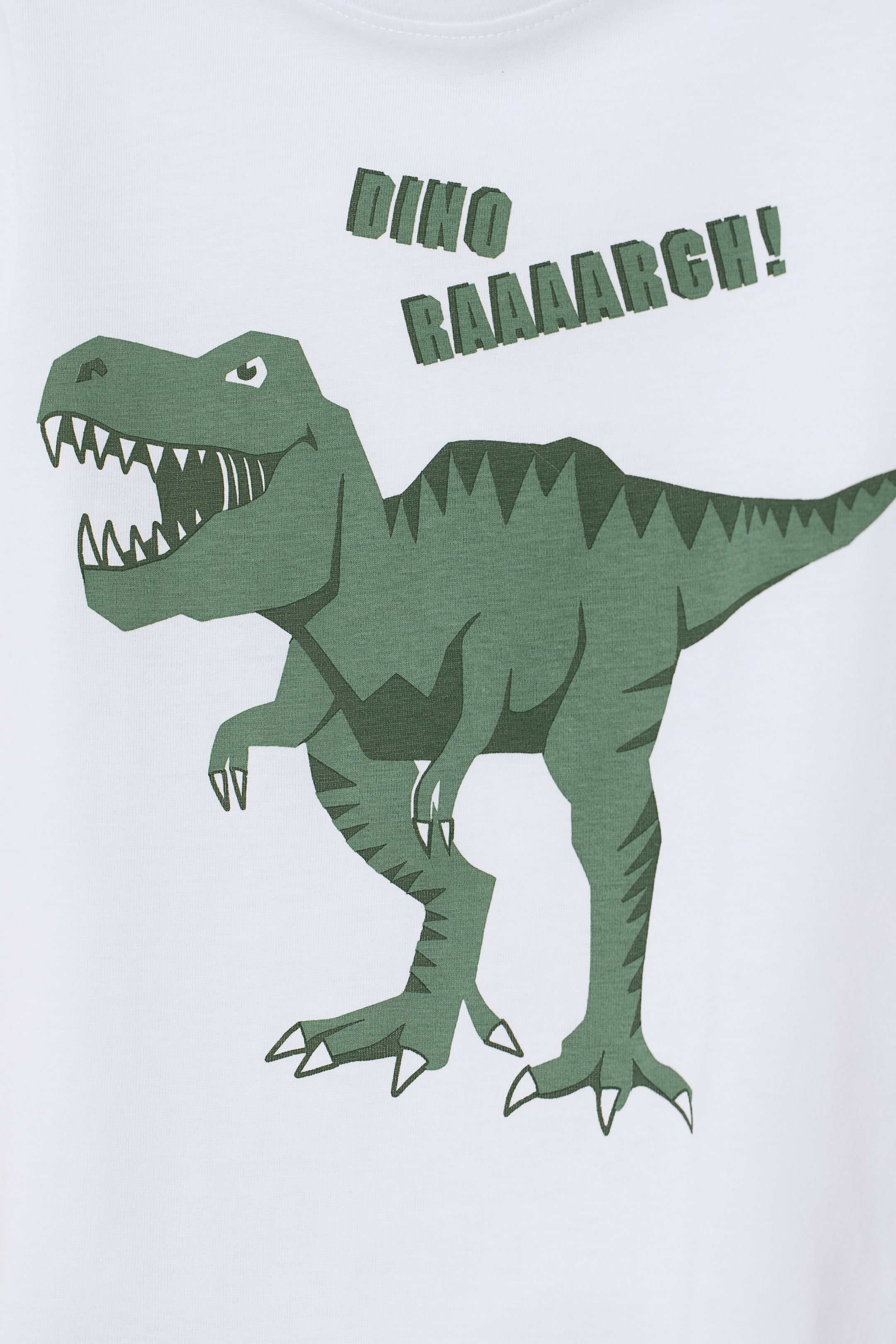 Größeres Bild ansehen: T-Shirt aus Baumwolle - Weiß/T-Rex - Kids | H&M DE 2