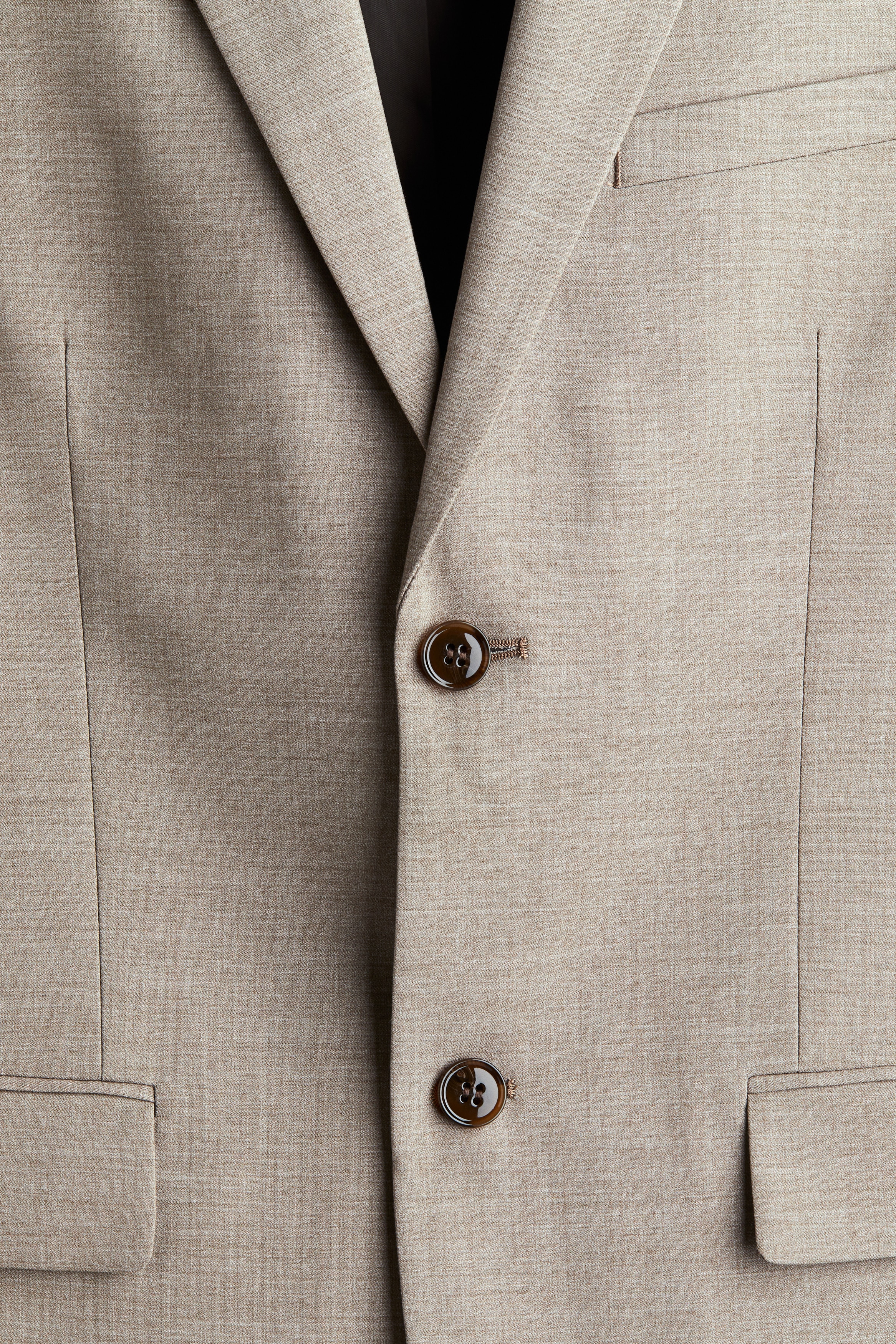 Slim Fit Single-Breasted Jacket