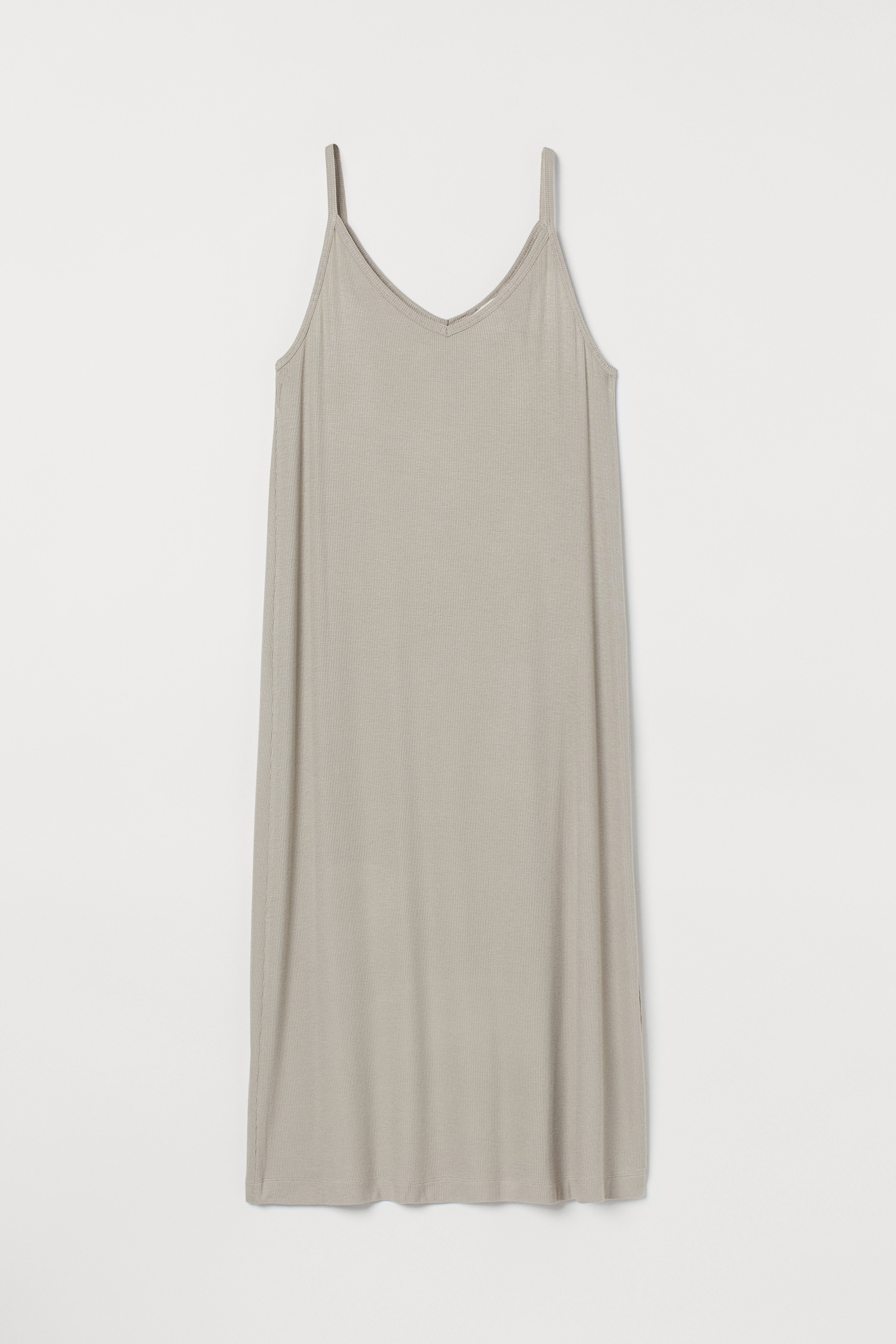 H&m ribbed jersey retailer dress