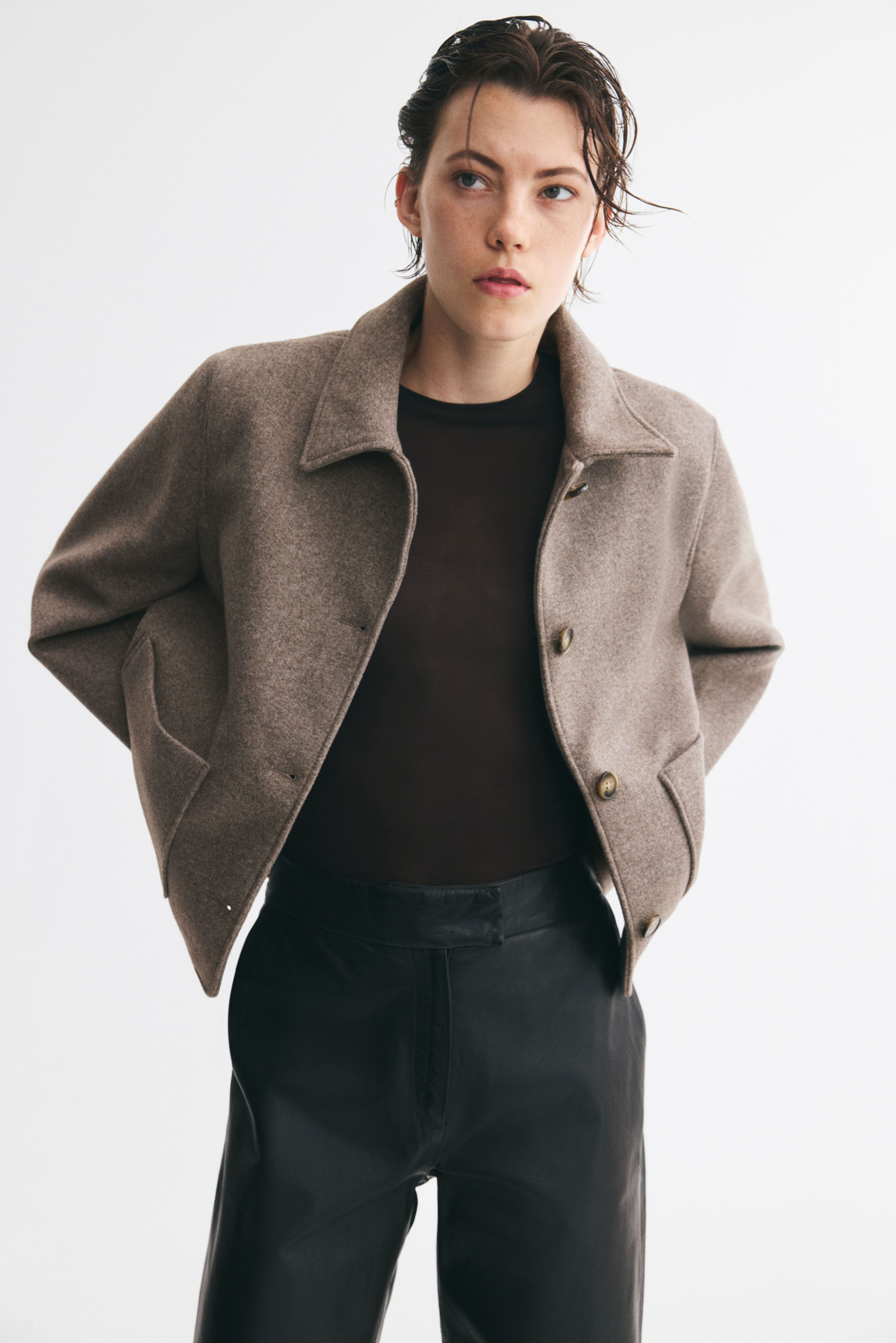 Short Felted Jacket