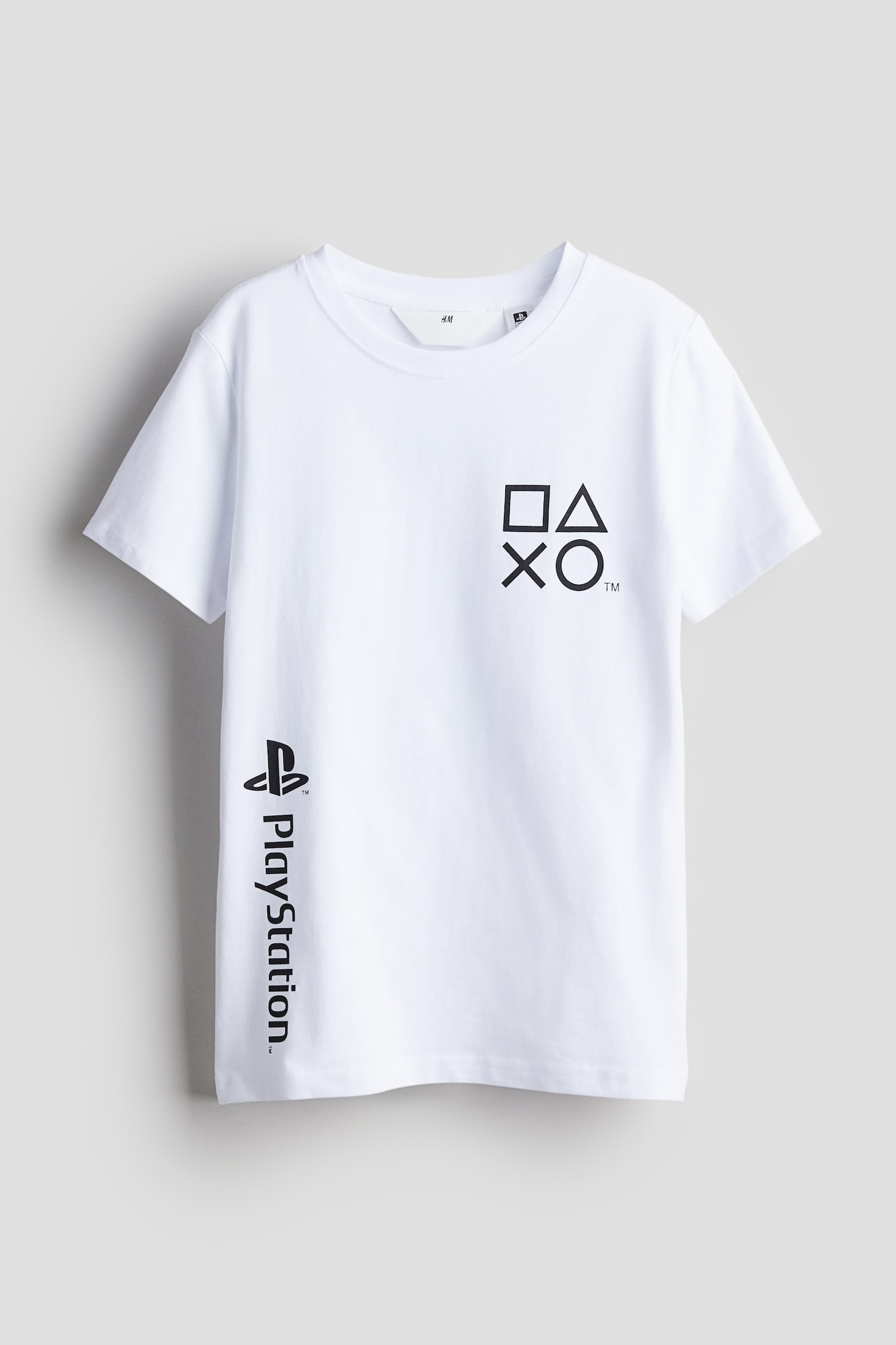 Print Tee - White/PlayStation/Grey marle/Garfield/Black/SpongeBob SquarePants/Black/Godzilla/Black/SmileyWorld®/Bright blue/PlayStation/Black/PlayStation/Natural white/Spider-Man/White/X-Men/Bright blue/PlayStation/Light beige/SmileyWorld®/Black/Looney Tunes/Grey/Spider-Man - 1