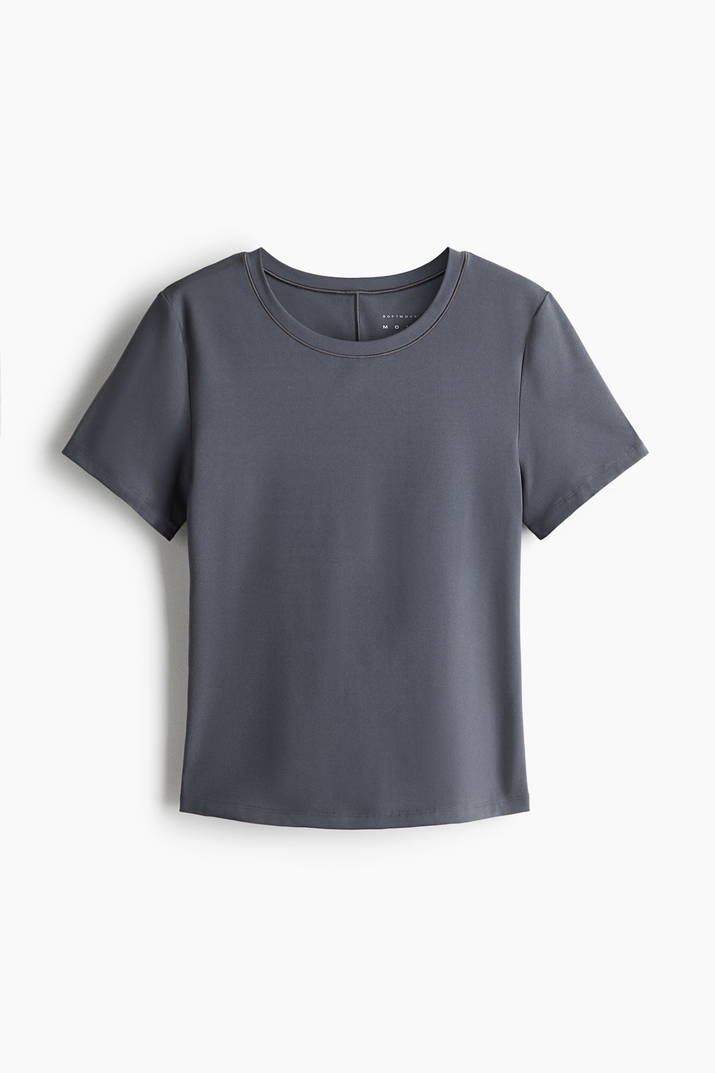 H & M - Sport-T-Shirt mit SoftMove - Grau - Sportswear