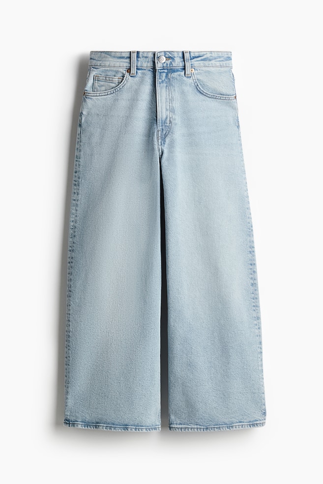 Wide jeans - Light denim blue/Light denim blue/Dark denim blue/Denim blue - 1