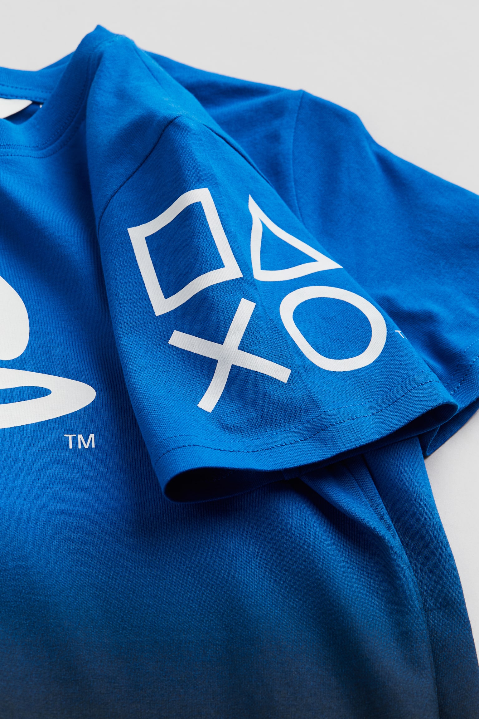 Tričko s potlačou - Jasnomodrá/PlayStation - 2