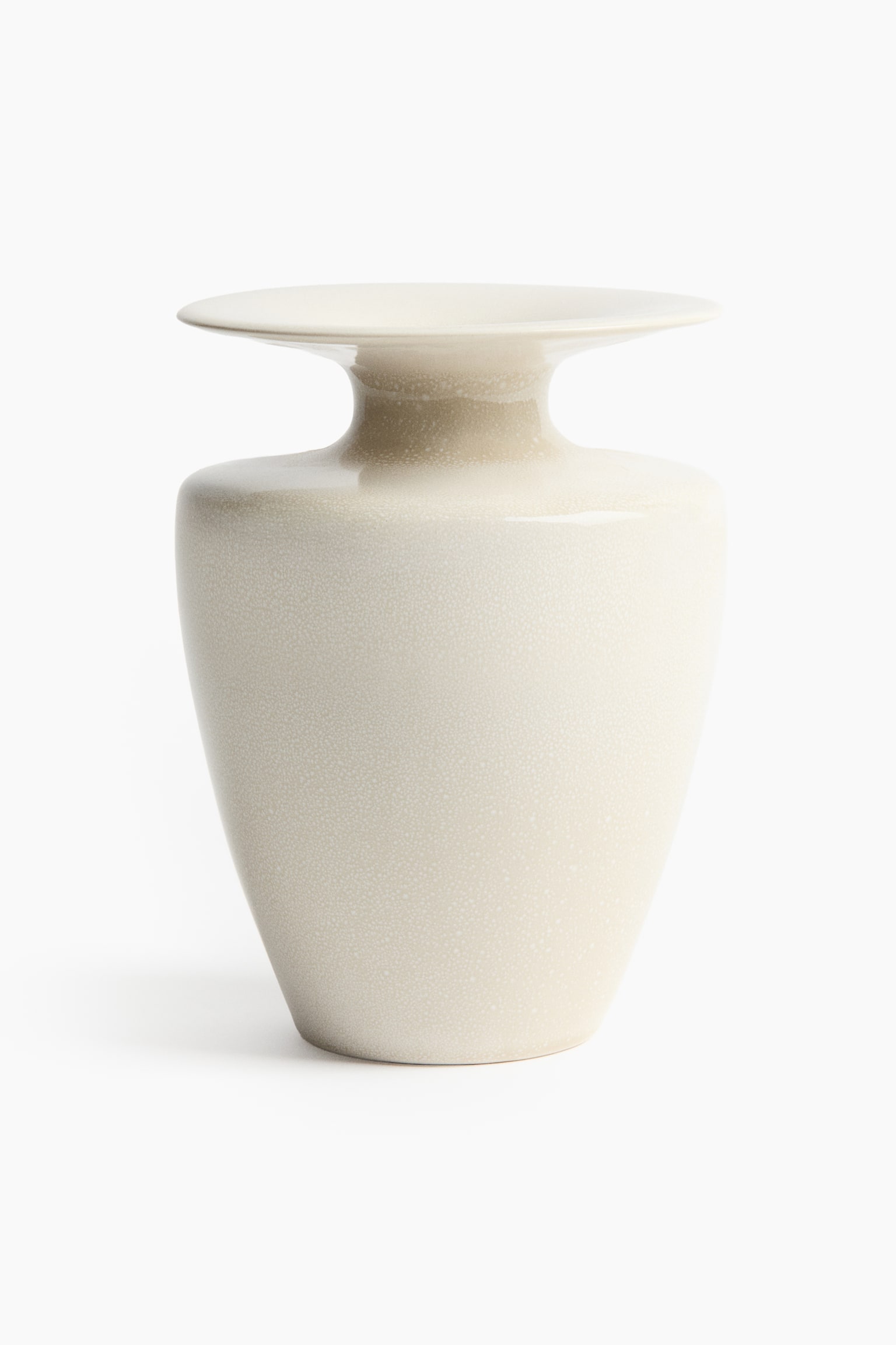 Vase en grès cérame - Beige clair
