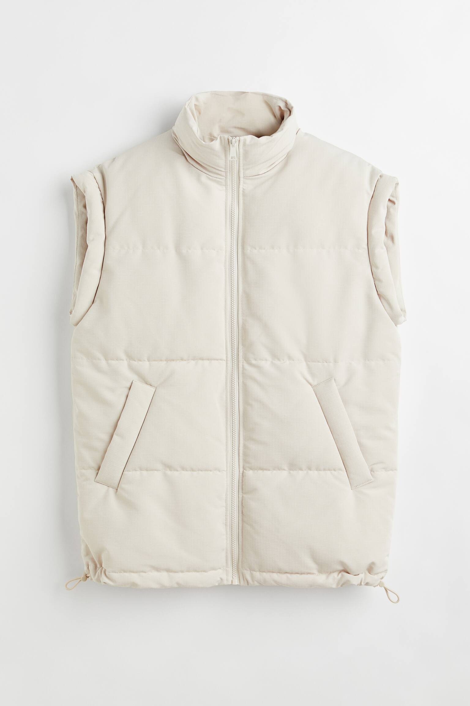 Doudoune sans manches - Beige clair