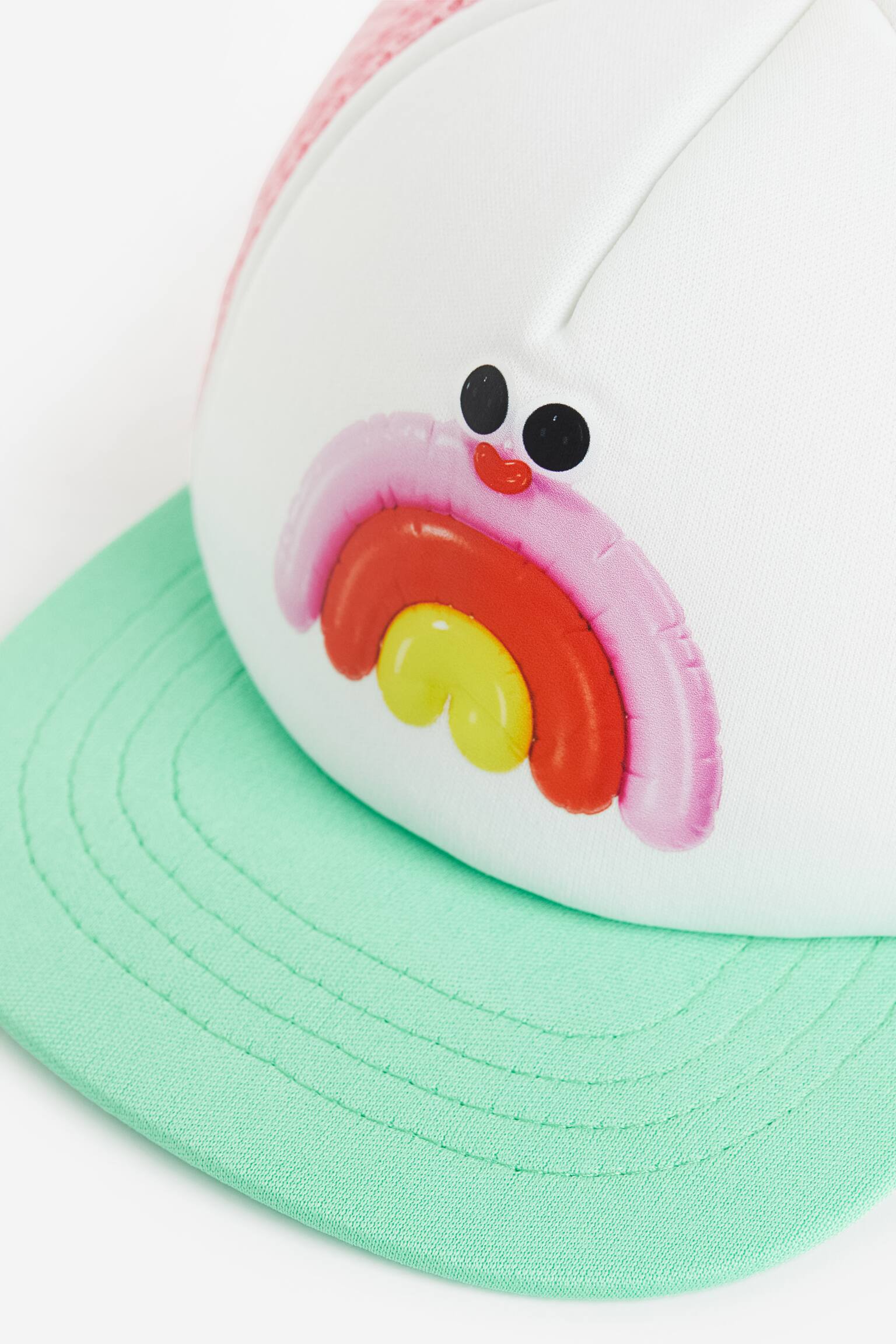 Print Cap - Light green/Rainbow - 3