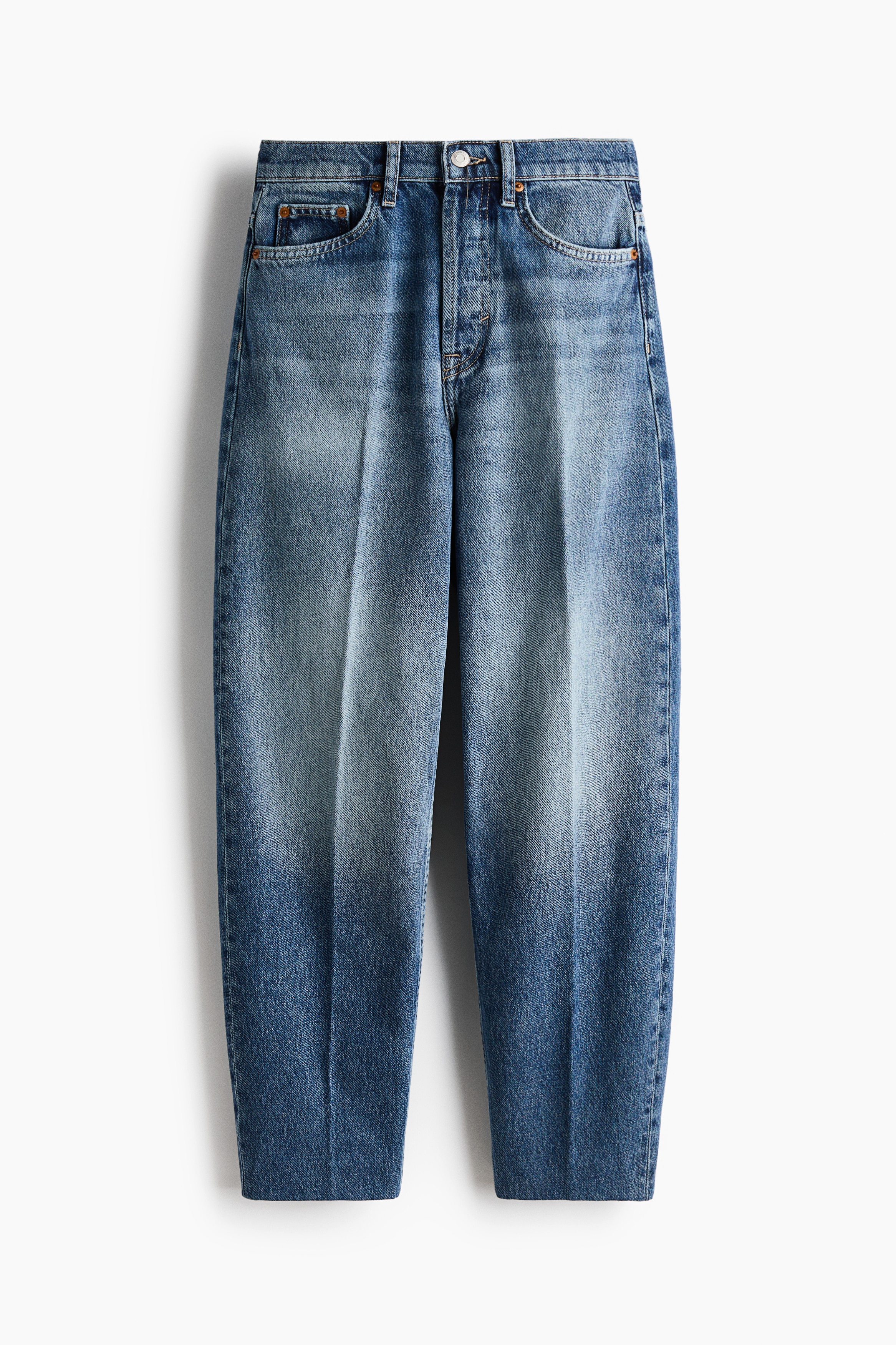 Barrel High Ankle Jeans - Azul denim/Azul denim