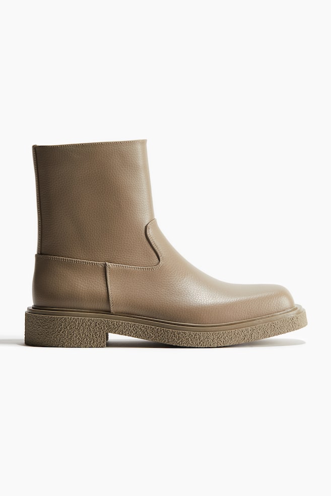 Bottines - Beige - 1
