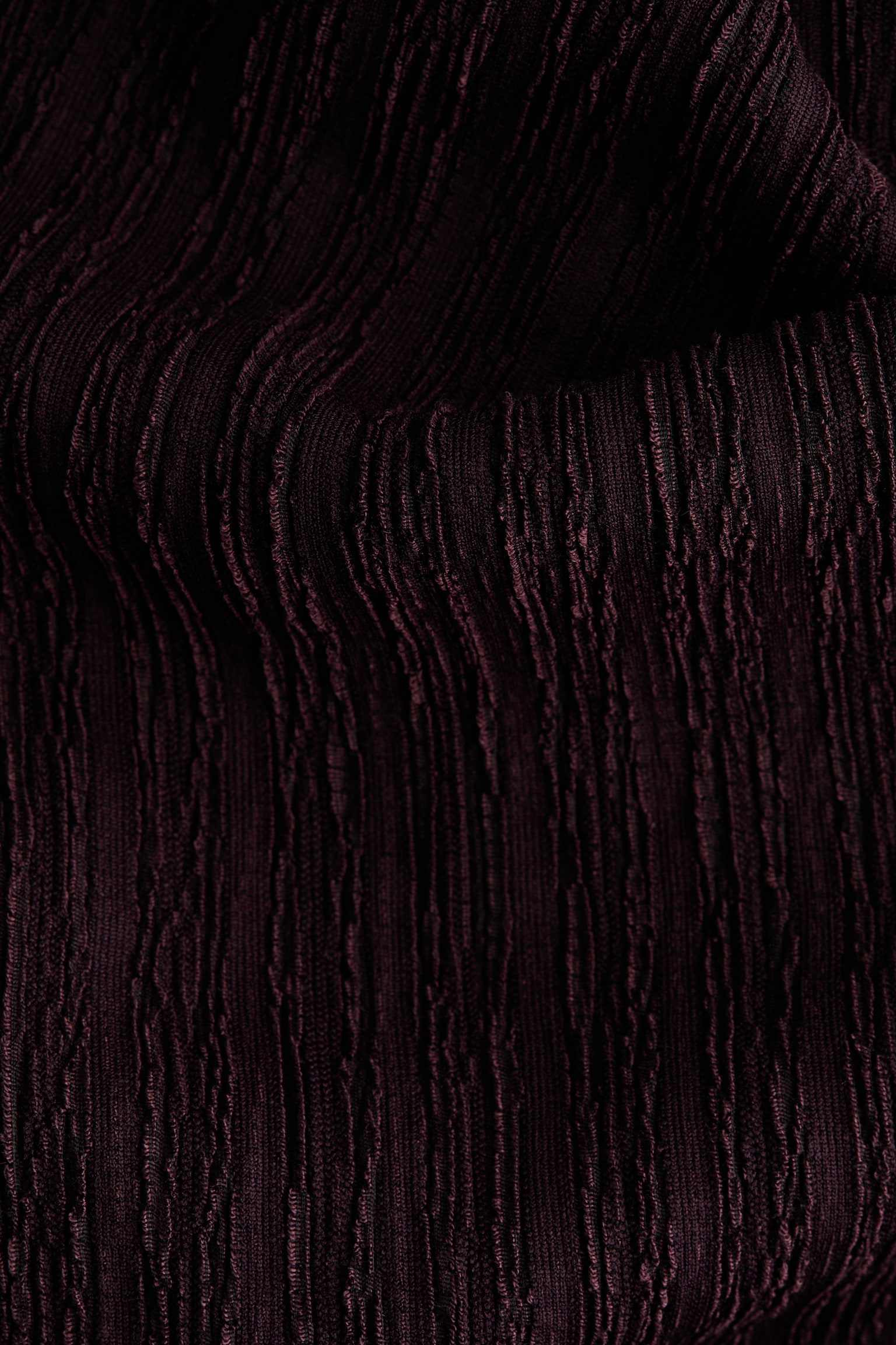 Женский комбинезон H&M Textured Jersey Jumpsuit, цвет: Тёмный сливовый фиолетовый — фото 7