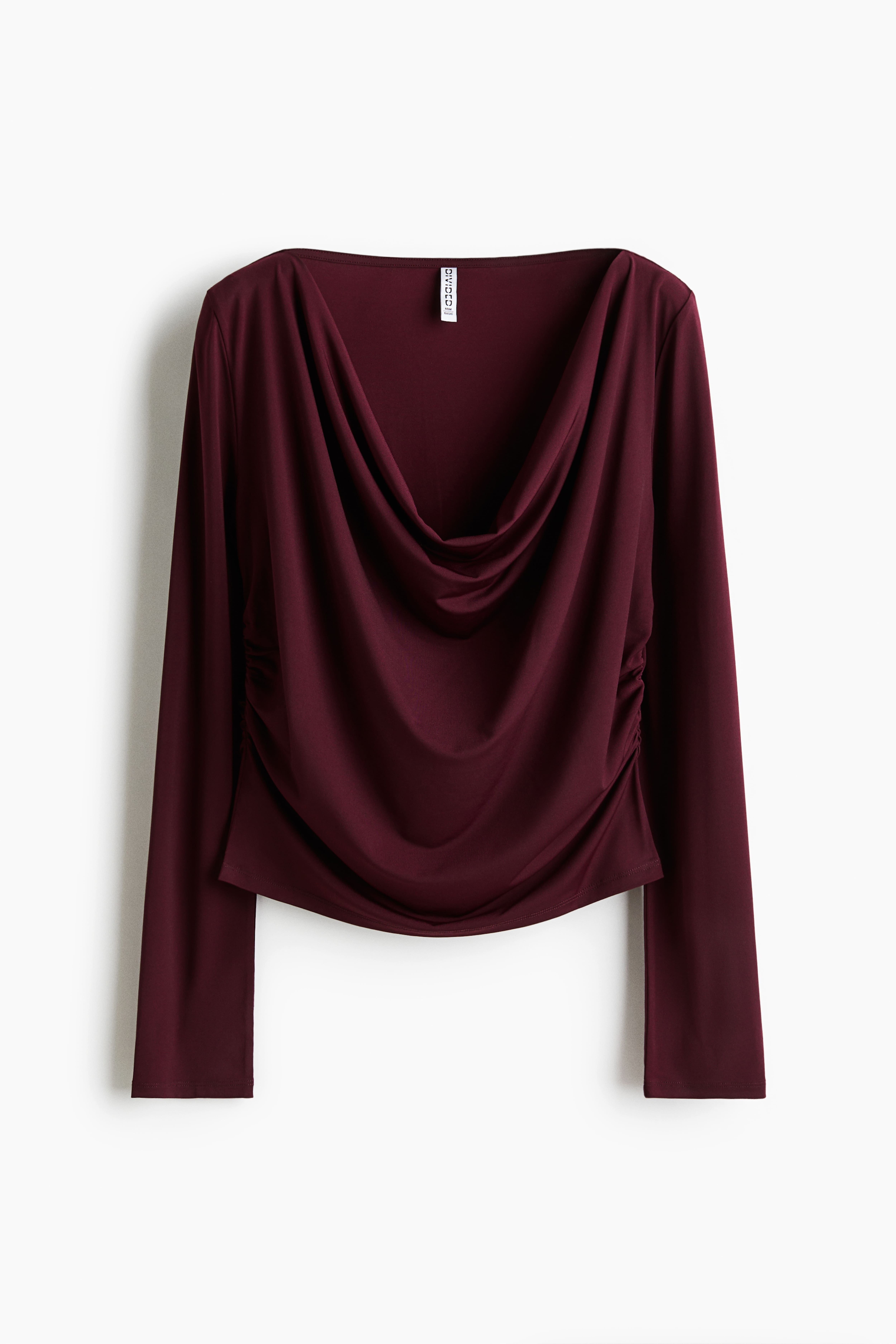 Draped Jersey Top