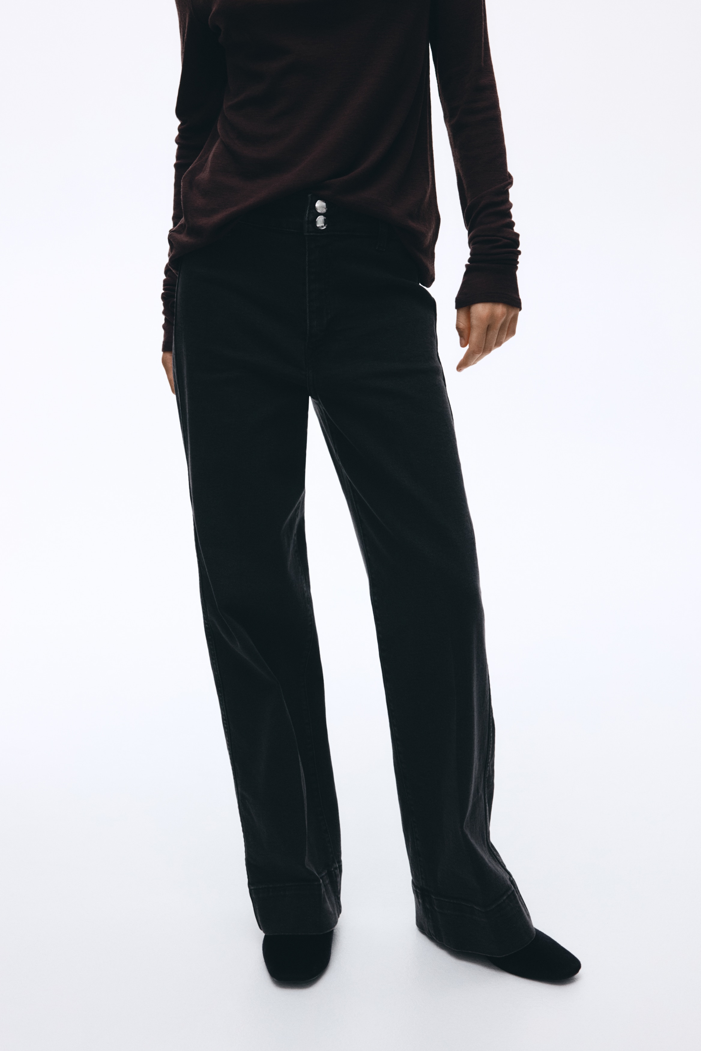 Wide High Jeans