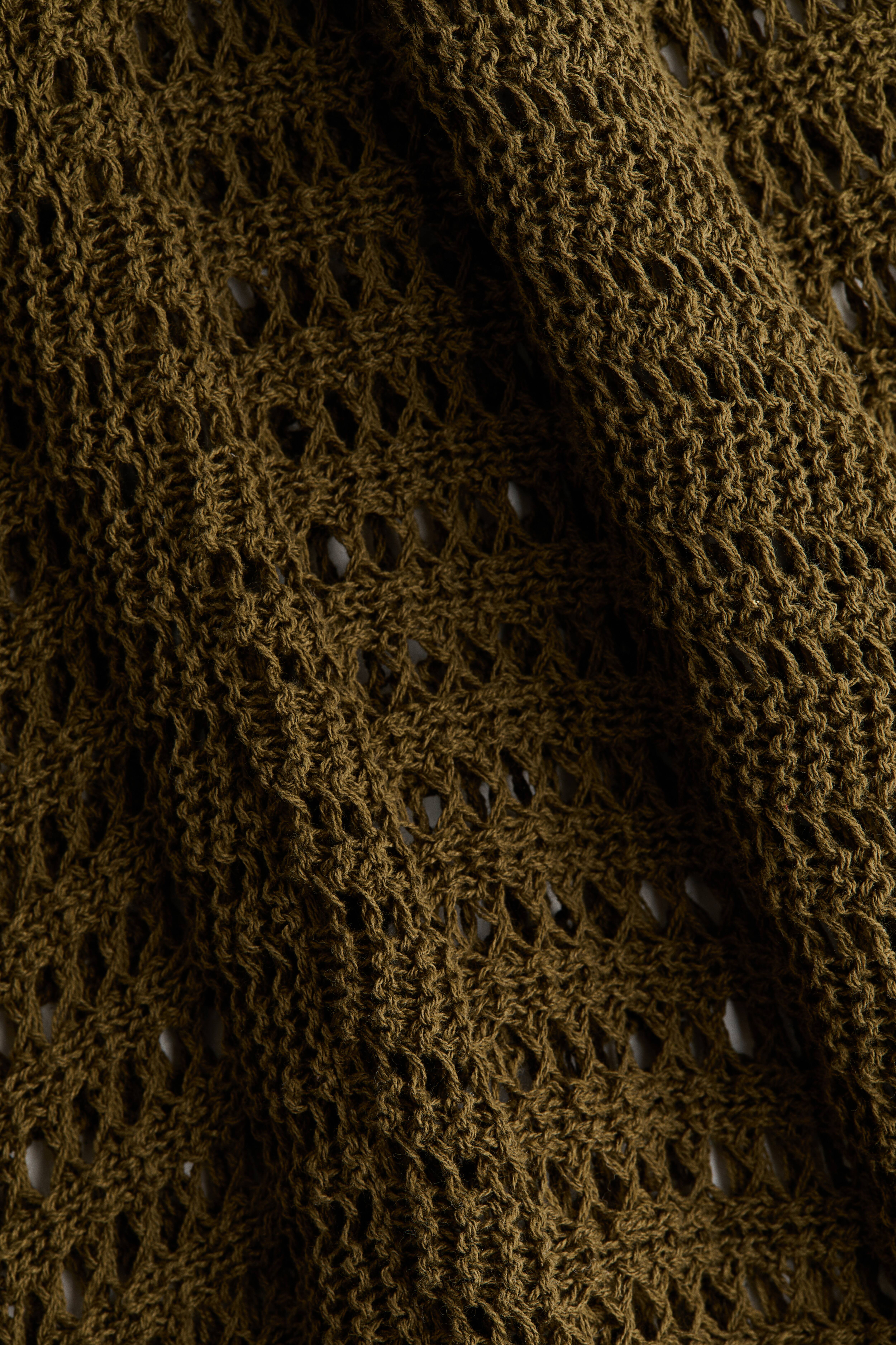 Robe maxi d'aspect crocheté