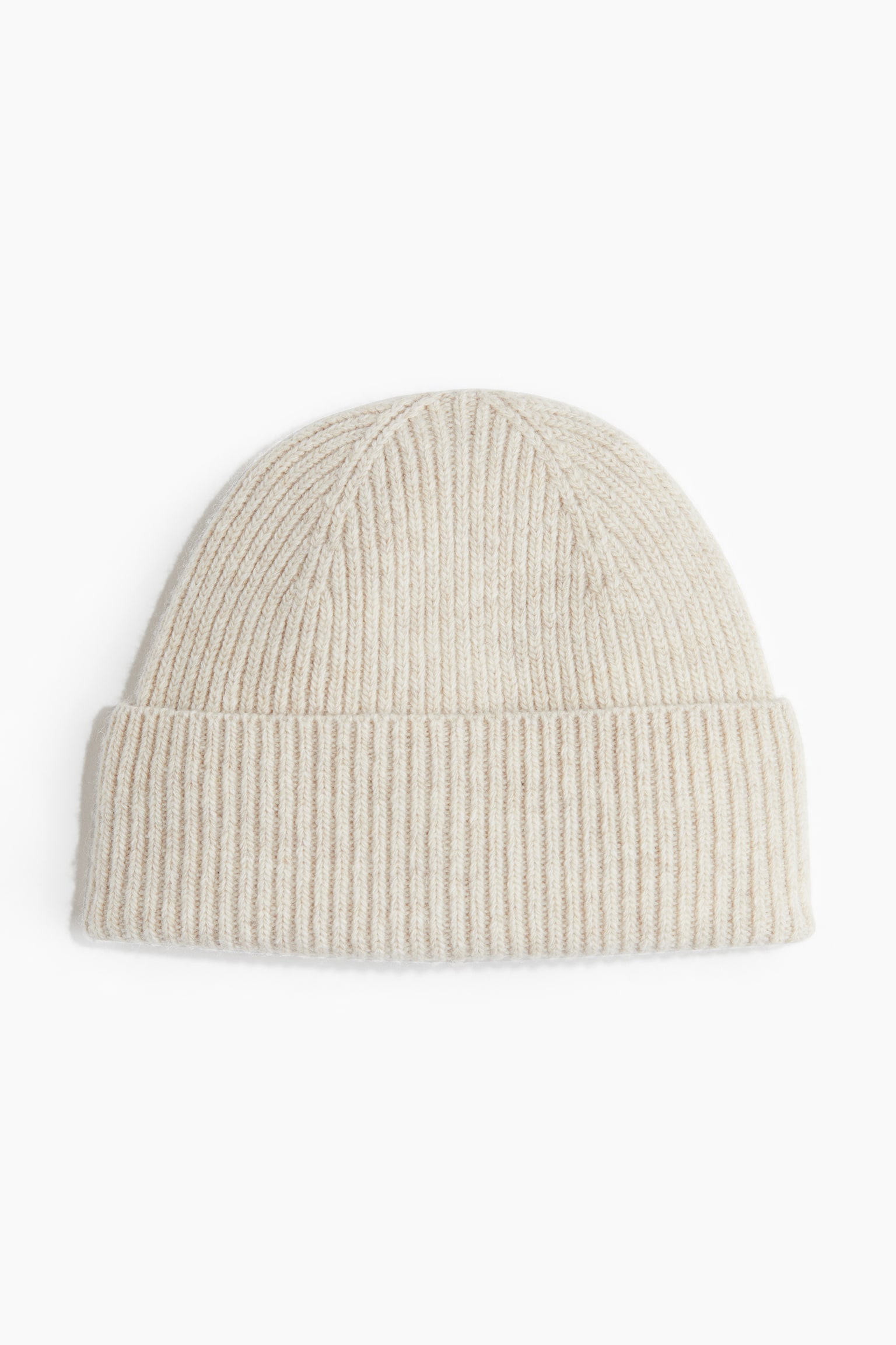 Rib-knit wool-blend hat - Cream/Black/Dark brown/Dark grey marl/Dark beige/Navy blue - 1