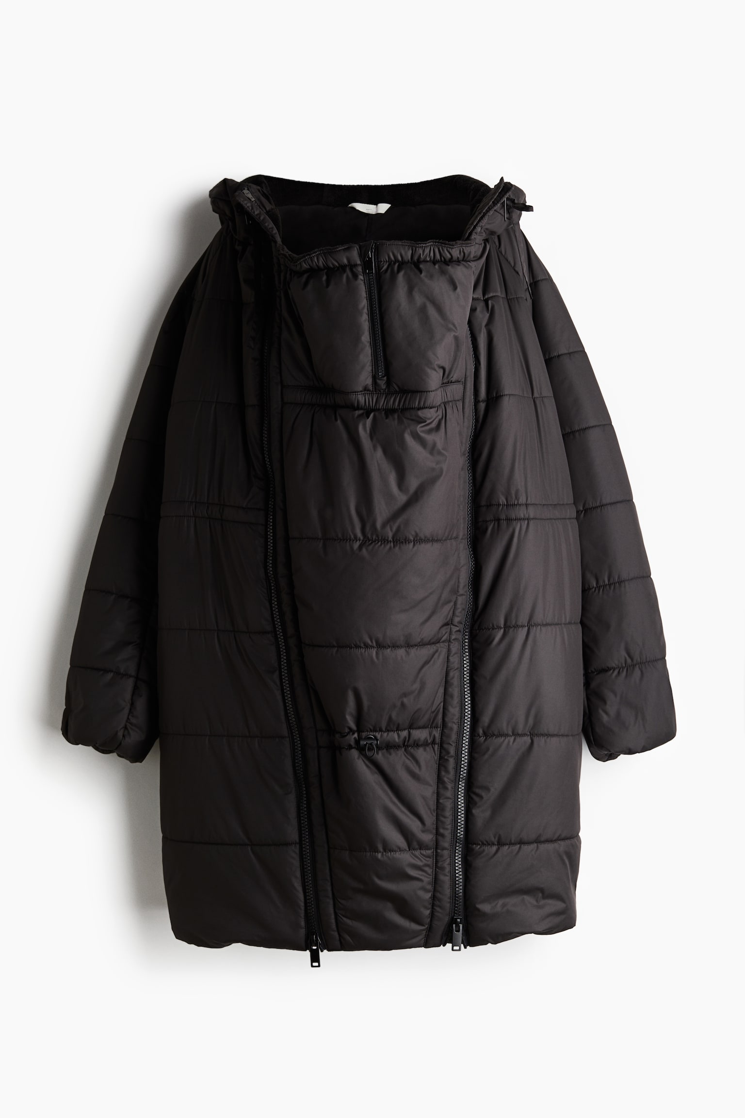 MAMA Before & After Babywearing puffer coat - Black - 2